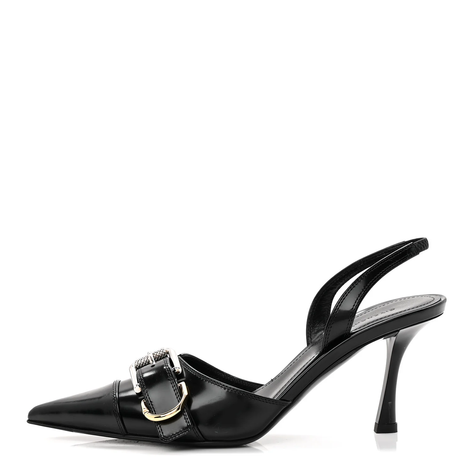 Nappa Voyou Slingback 75mm Sandals 36.5 Black