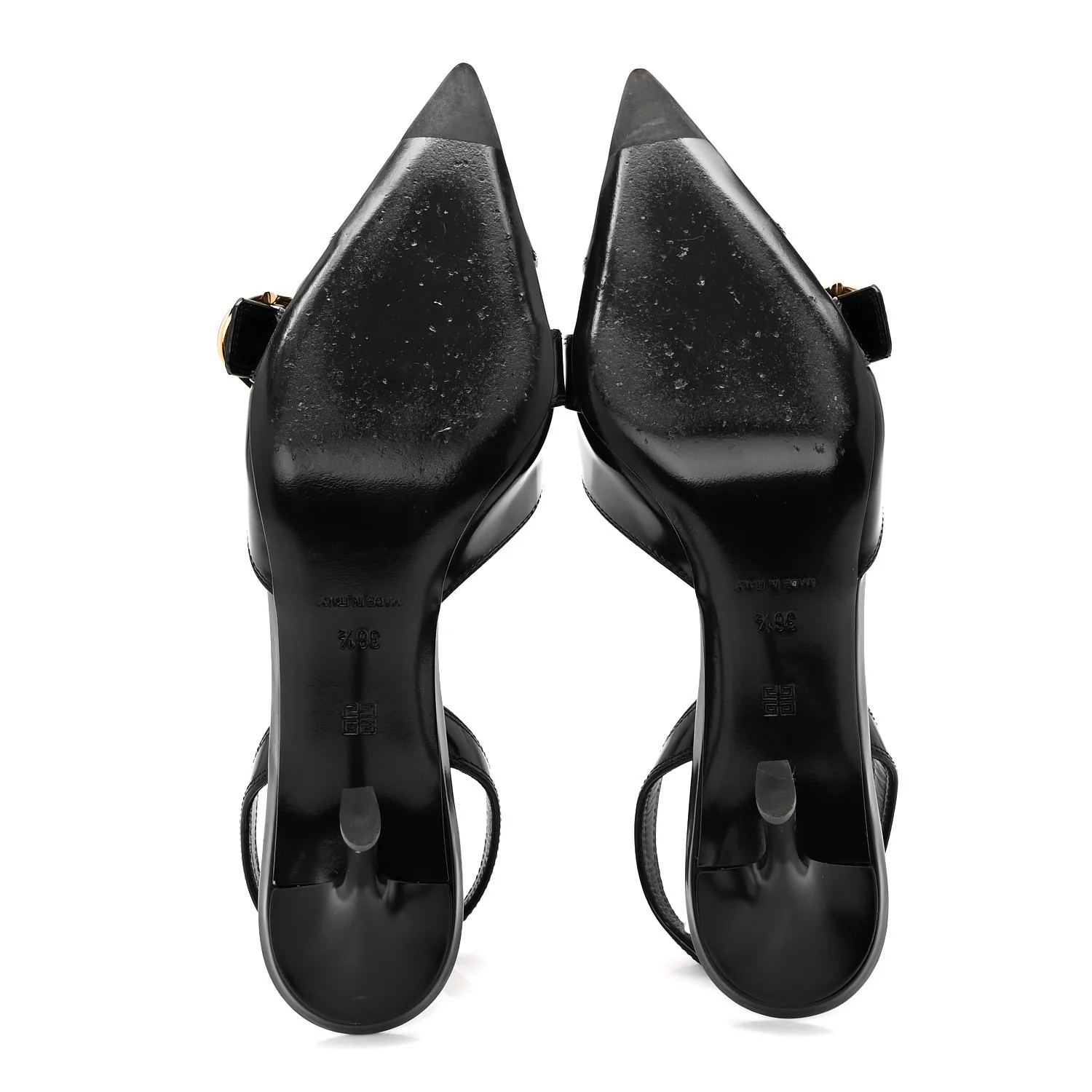 Nappa Voyou Slingback 75mm Sandals 36.5 Black - Image 6