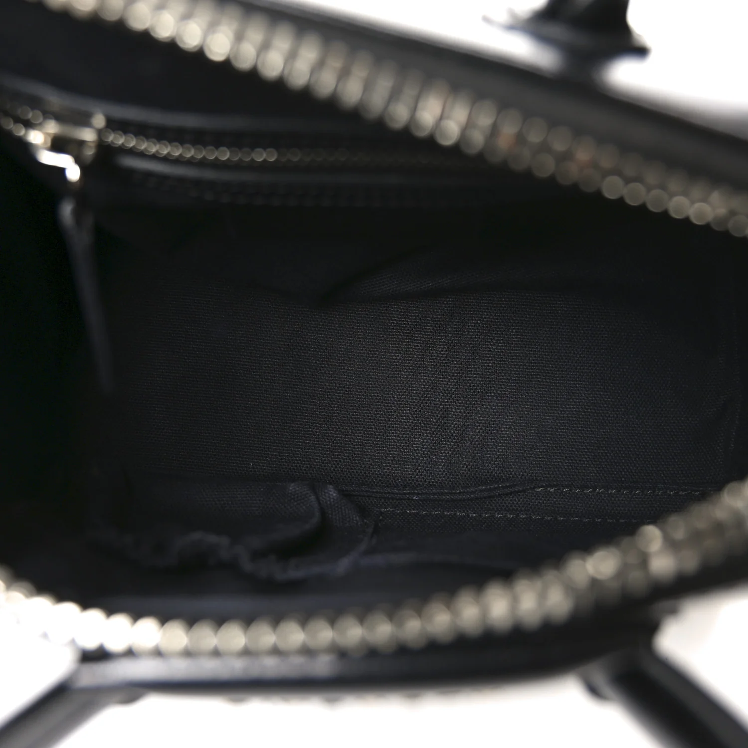 Shiny Lord Calfskin Mini Antigona Black - Image 5
