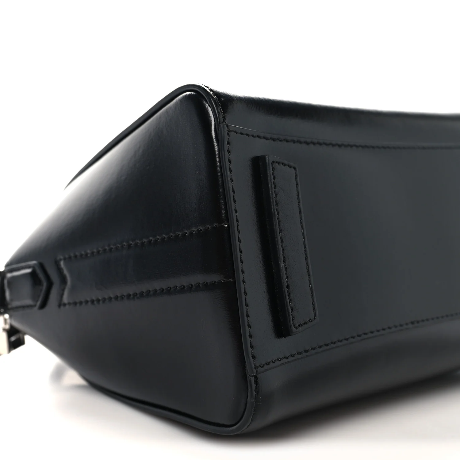 Shiny Lord Calfskin Mini Antigona Black - Image 9