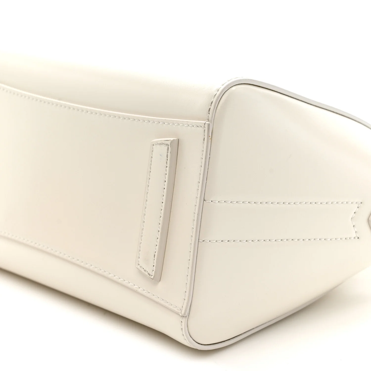 Shiny Lord Calfskin Mini Antigona Ivory - Image 9