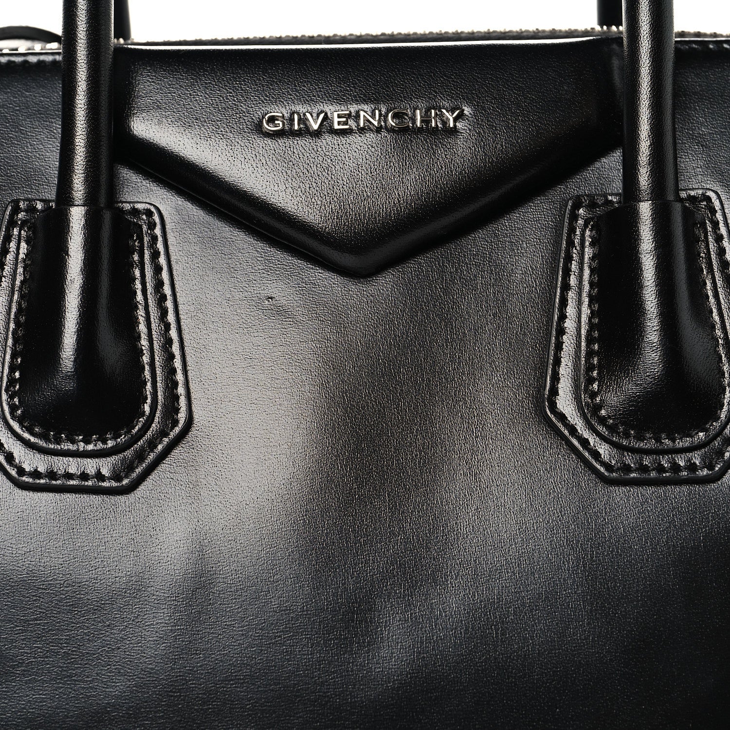 Shiny Lord Calfskin Small Antigona Black - Image 9