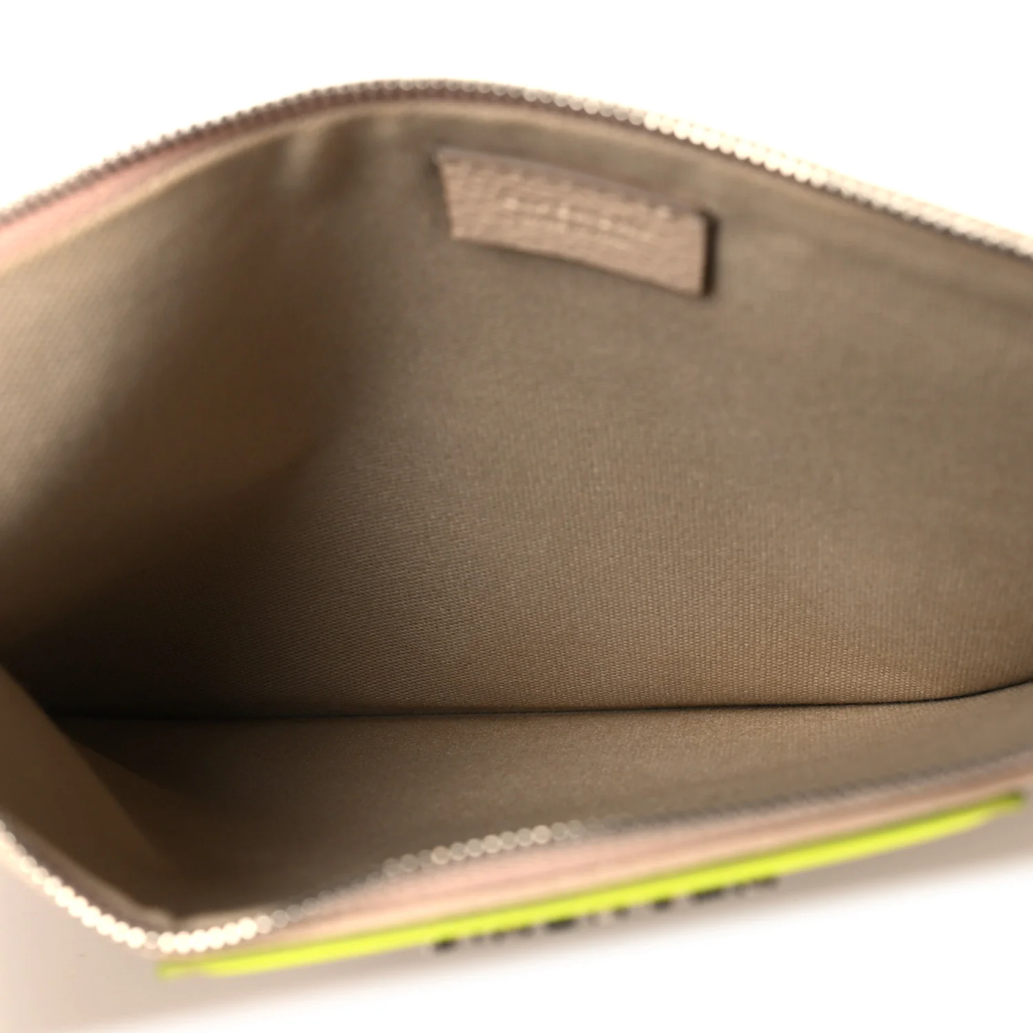 Sugar Goatskin Medium Antigona Pouch Beige Yellow - Image 5