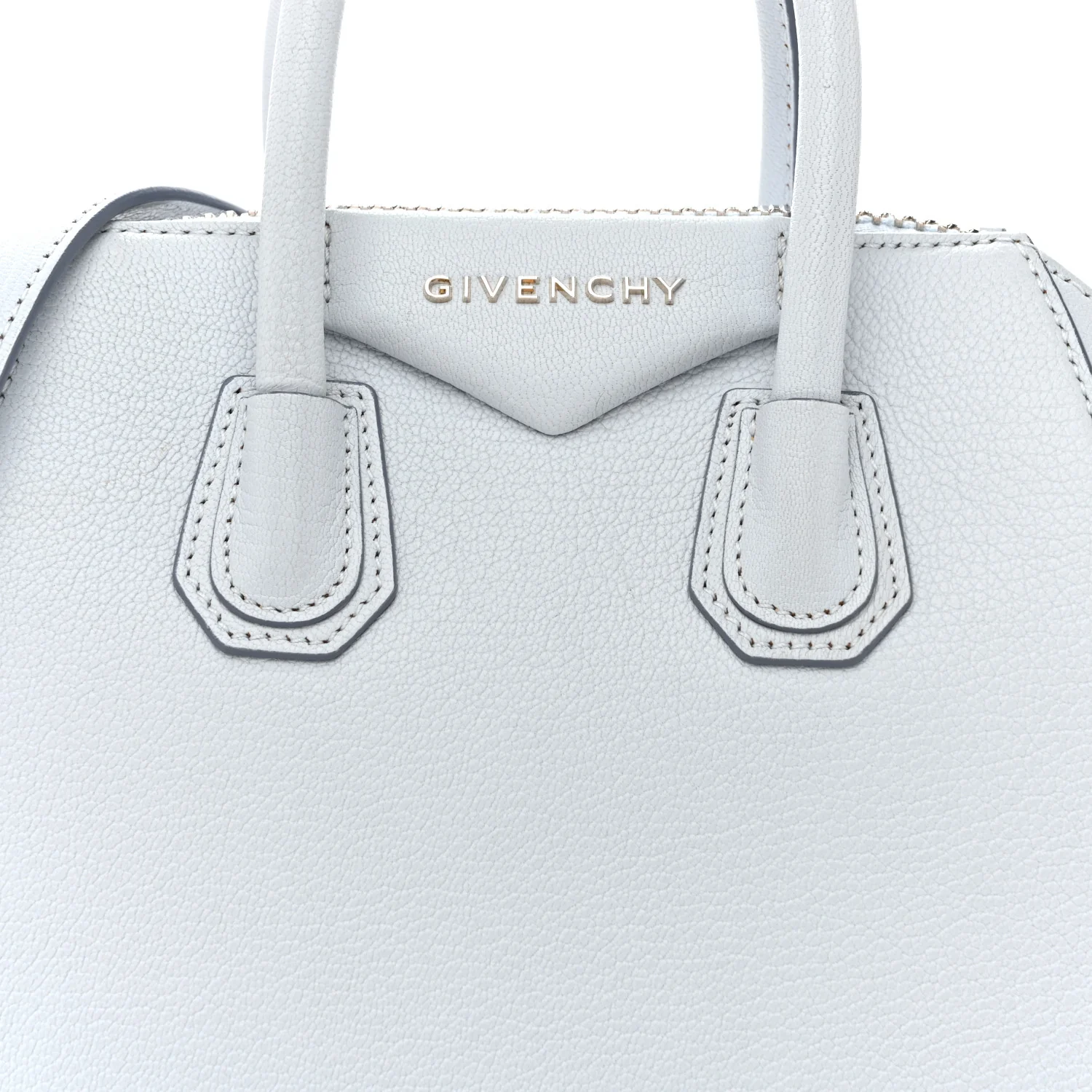 Sugar Goatskin Mini Antigona Baby Blue - Image 8