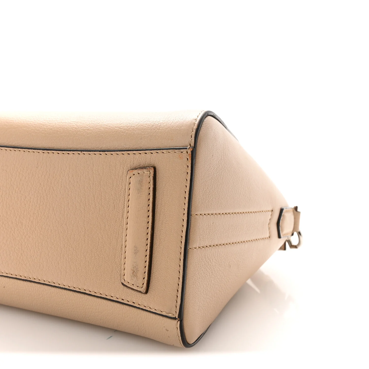 Sugar Goatskin Mini Antigona Beige Camel - Image 10