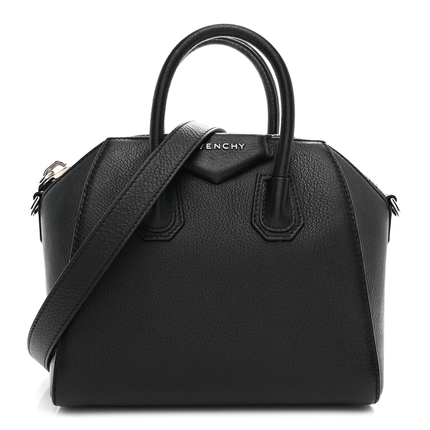 Sugar Goatskin Mini Antigona Black