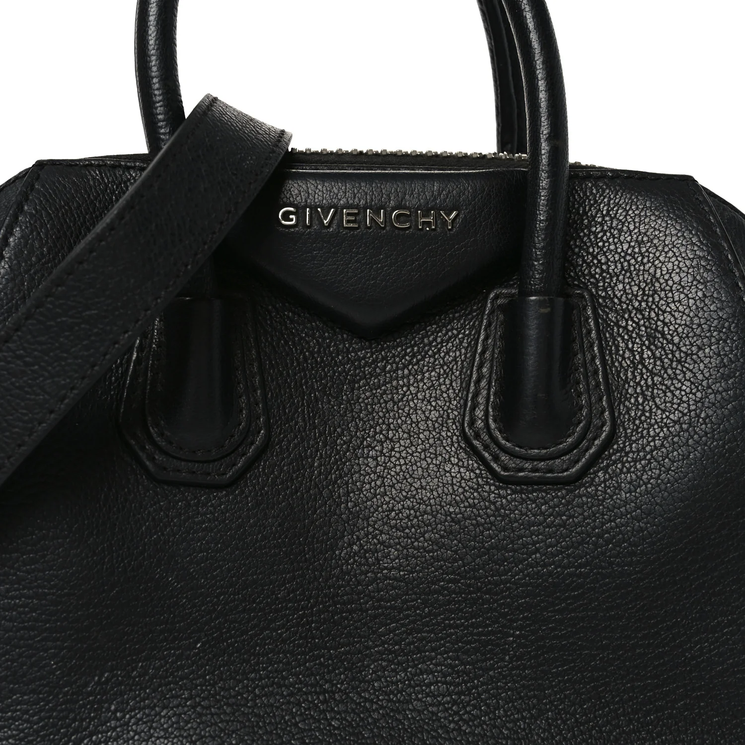 Sugar Goatskin Mini Antigona Black - Image 8