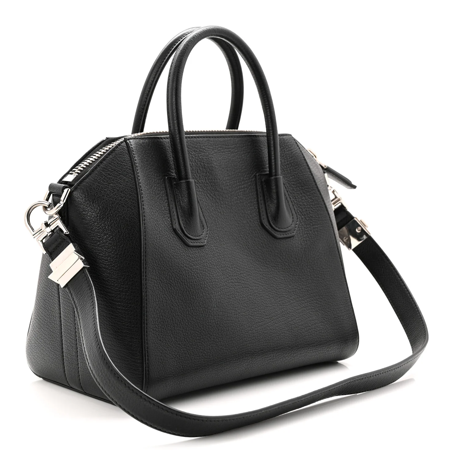 Sugar Goatskin Small Antigona Black - Image 3