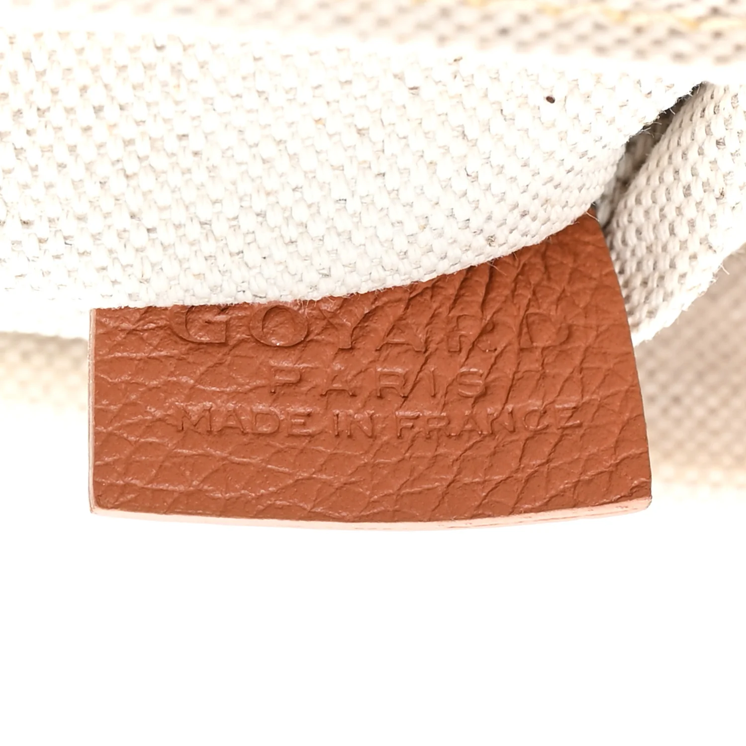 Canvas Necessaire Organizer Pouch Off White - Image 6