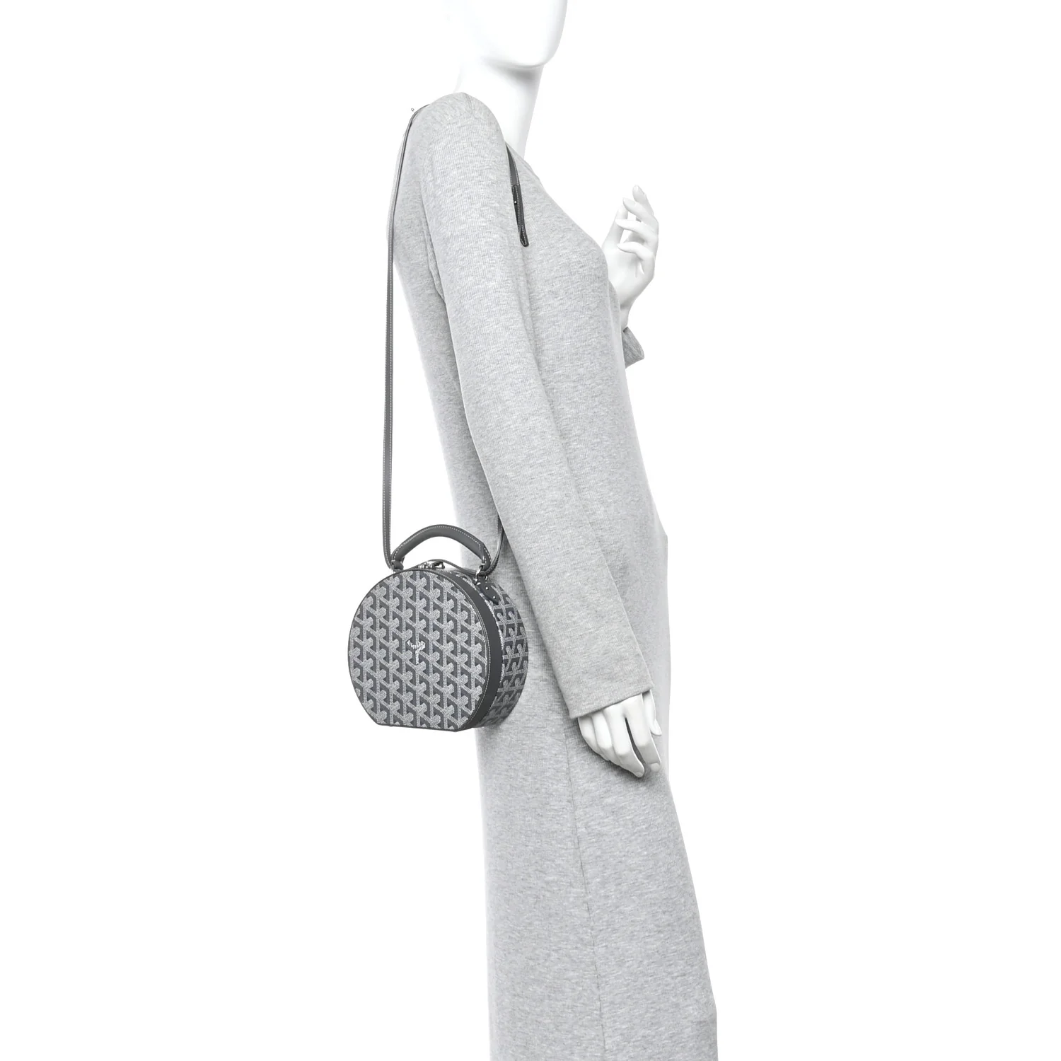 Goyardine Alto Hatbox Grey - Image 2