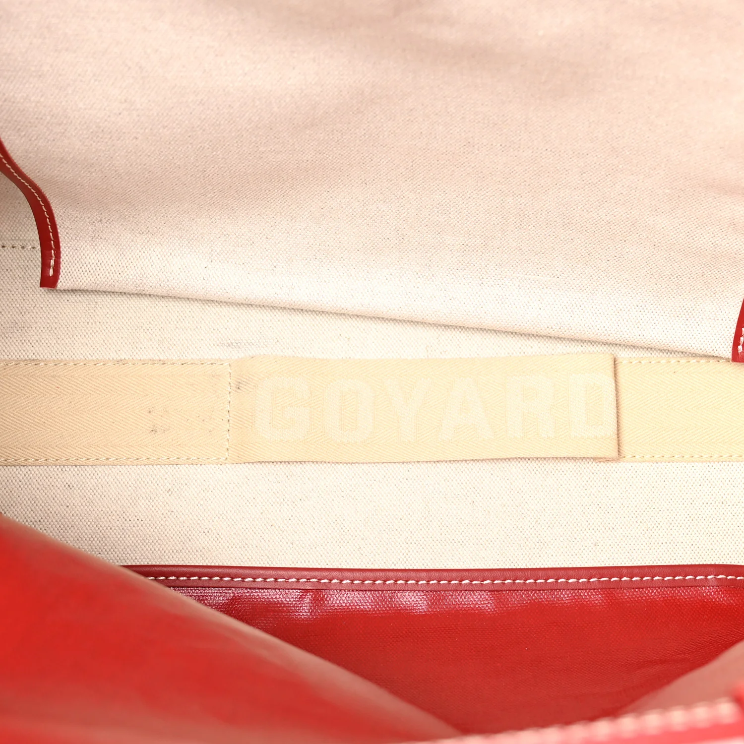 Goyardine Bellechasse Biaude MM Tote Red - Image 5
