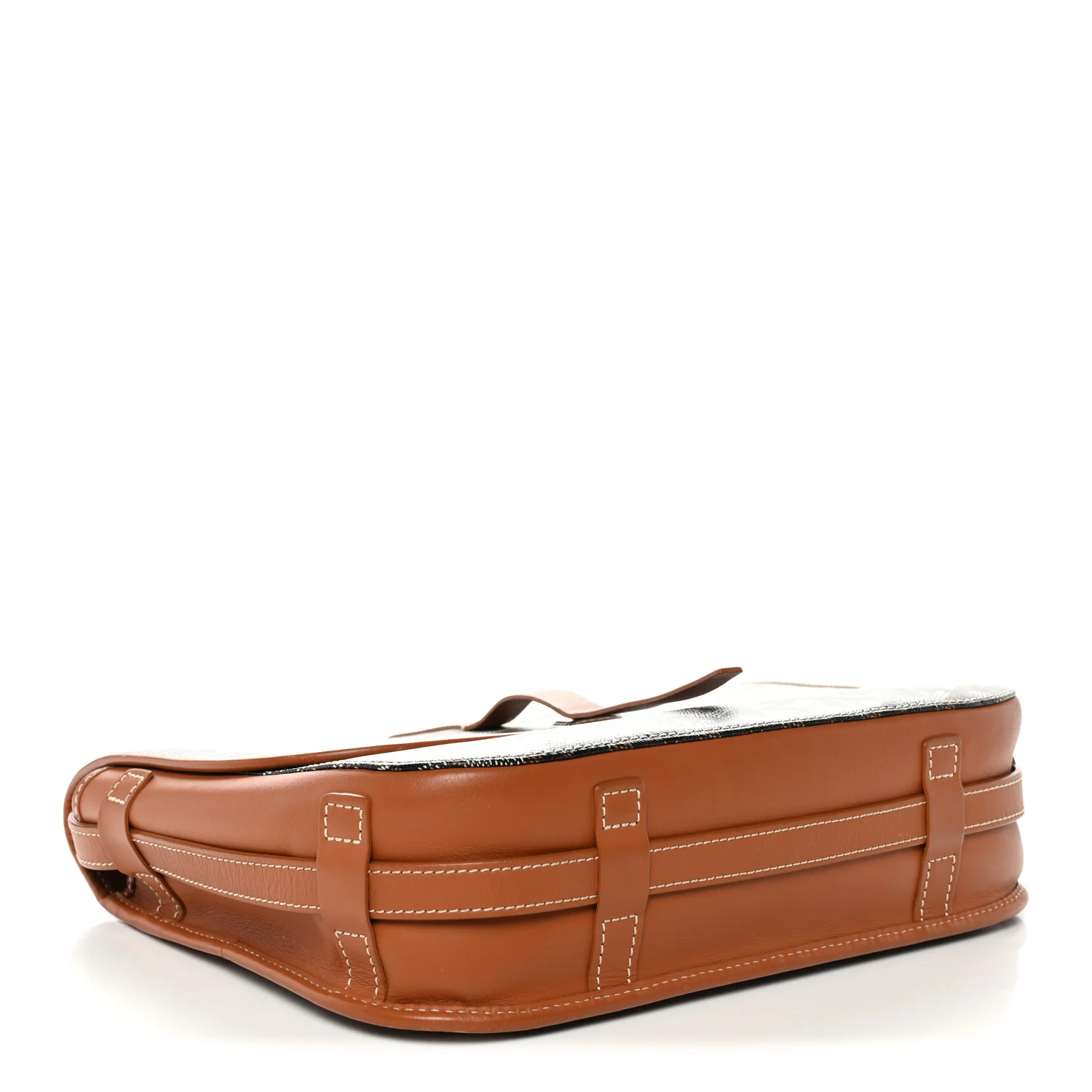 Goyardine Belvedere II MM Messenger Bag Black Gold - Image 4