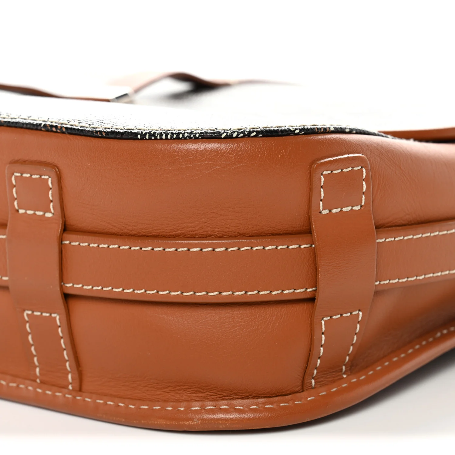 Goyardine Belvedere II MM Messenger Bag Black Gold - Image 9