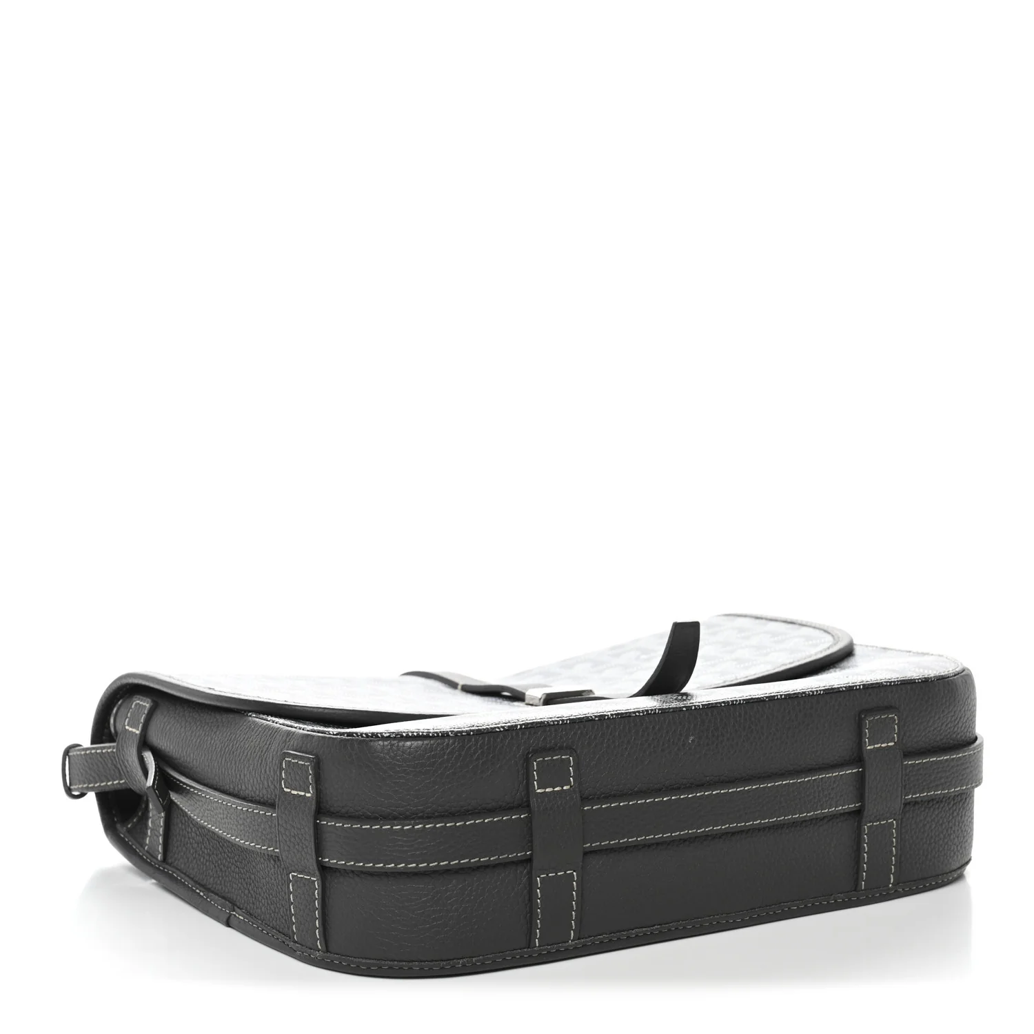 Goyardine Belvedere II MM Messenger Bag Grey - Image 4