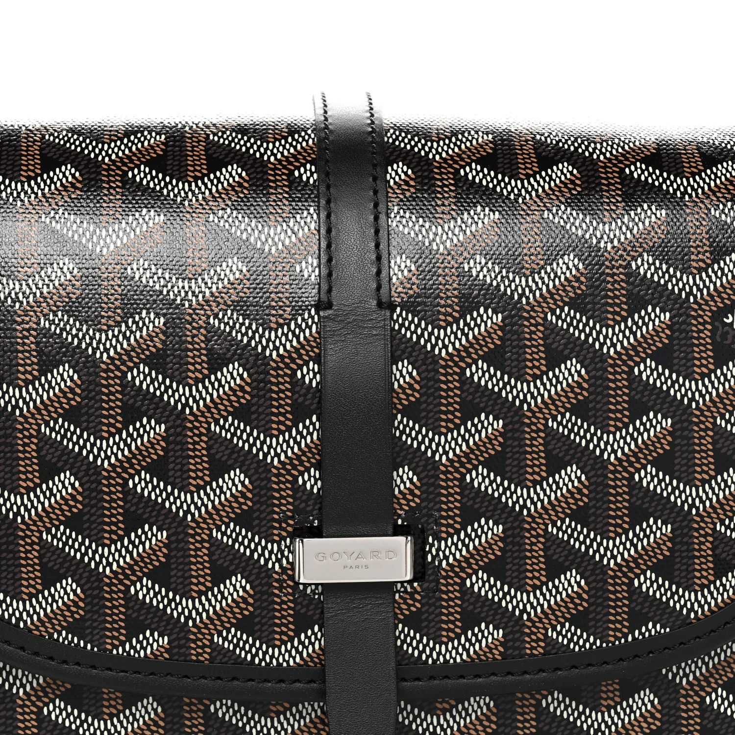 Goyardine Belvedere II PM Messenger Bag Black - Image 7