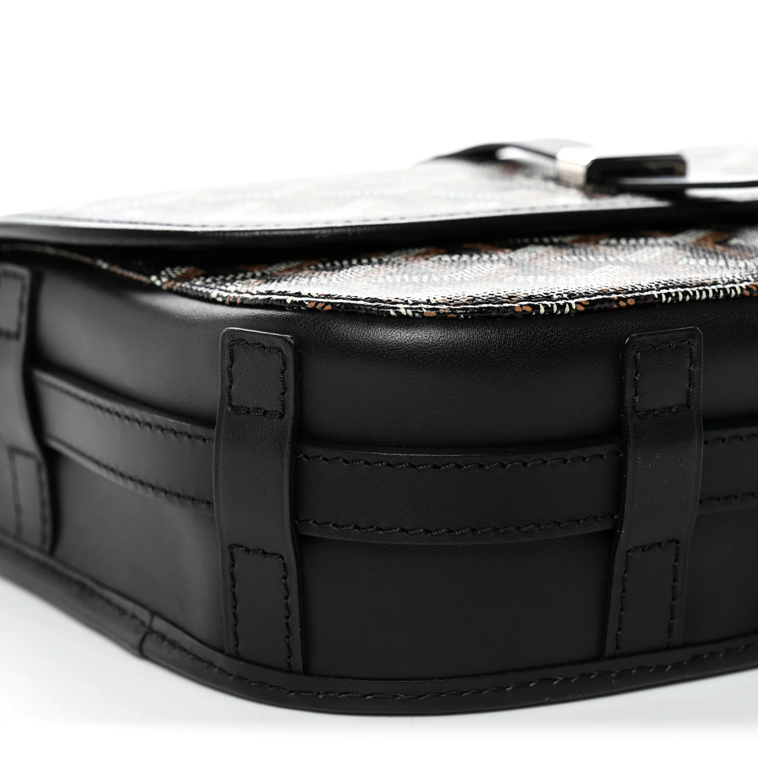 Goyardine Belvedere II PM Messenger Bag Black - Image 8