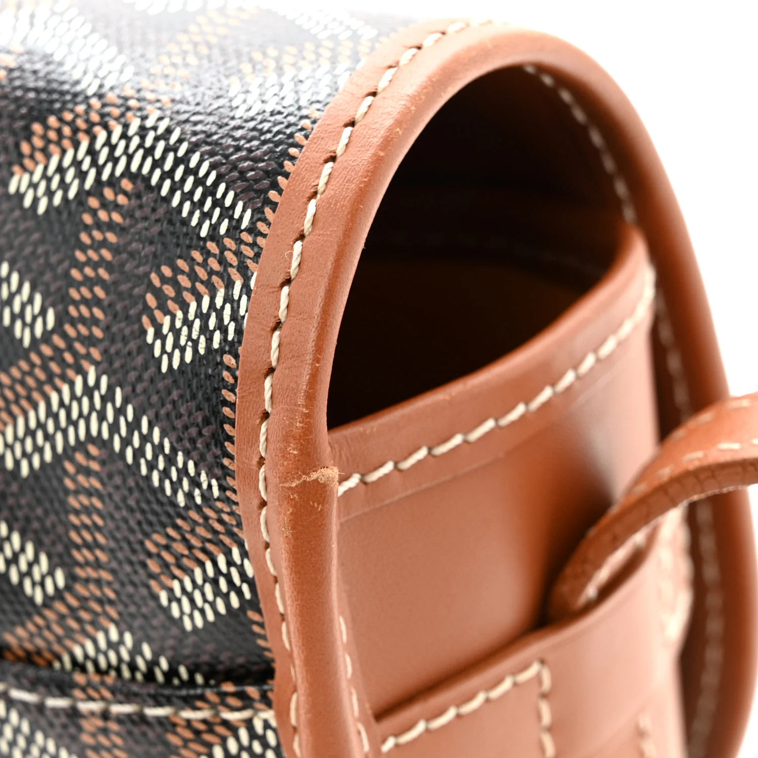 Goyardine Belvedere II PM Messenger Bag Black Gold - Image 13