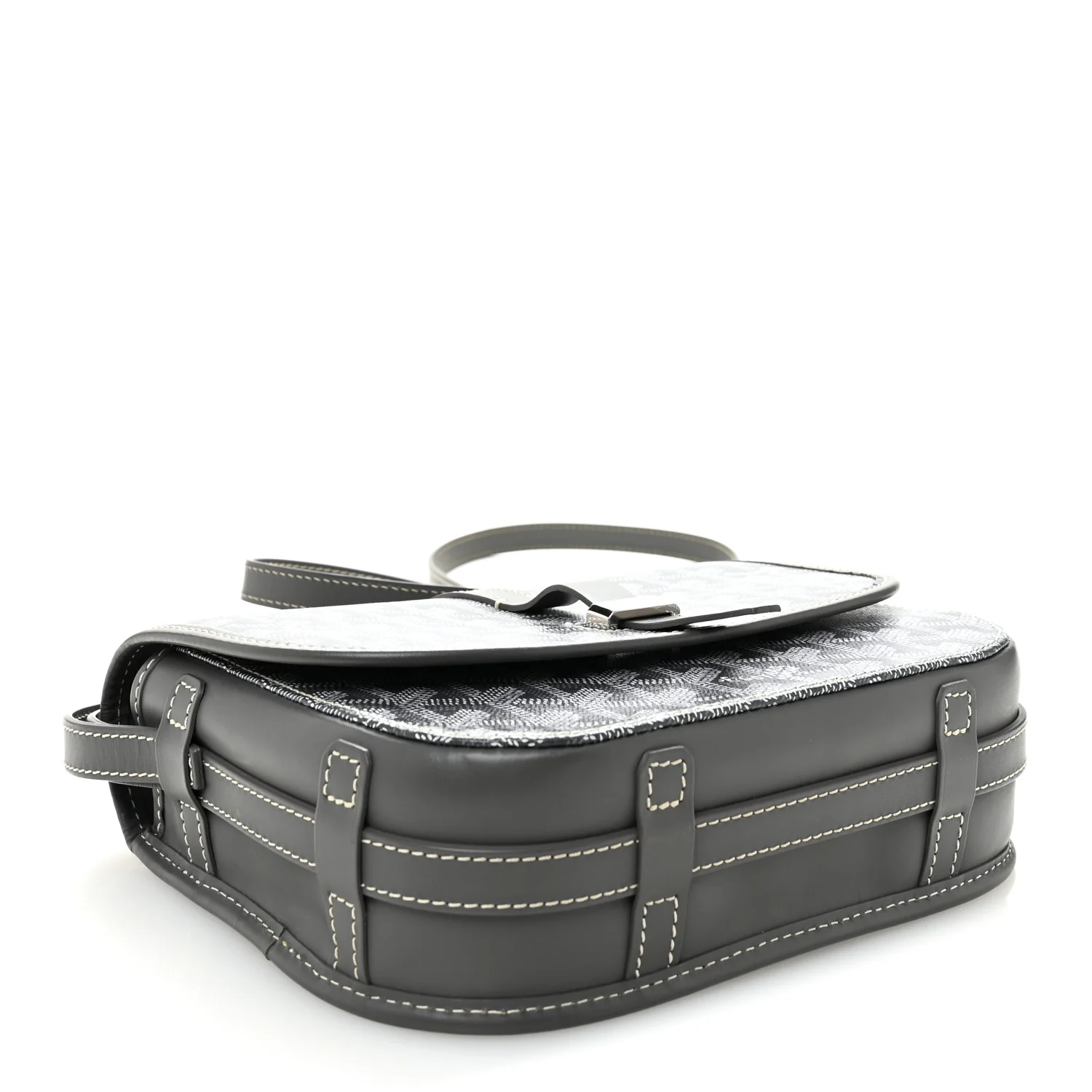 Goyardine Belvedere II PM Messenger Bag Gray - Image 4