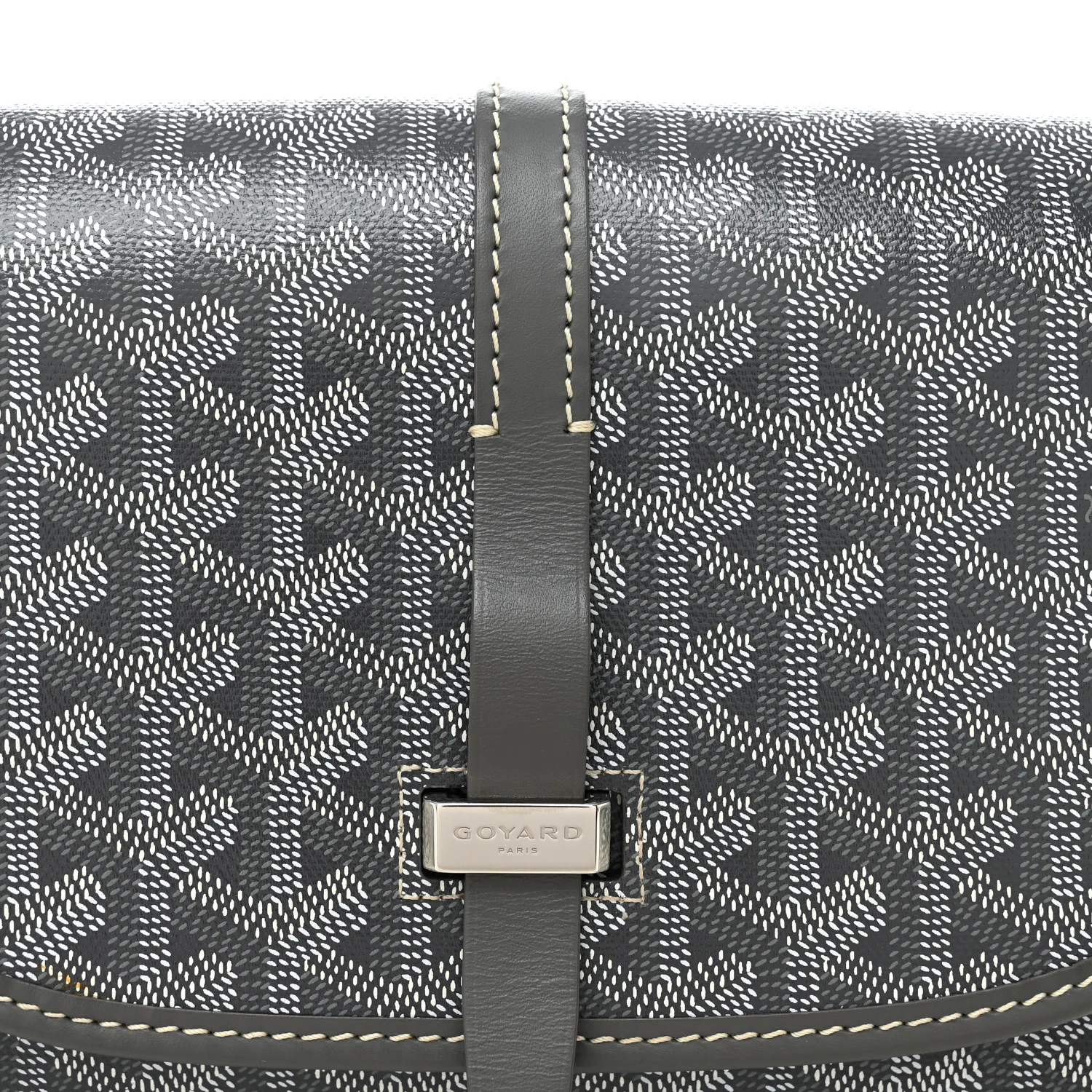 Goyardine Belvedere II PM Messenger Bag Gray - Image 7