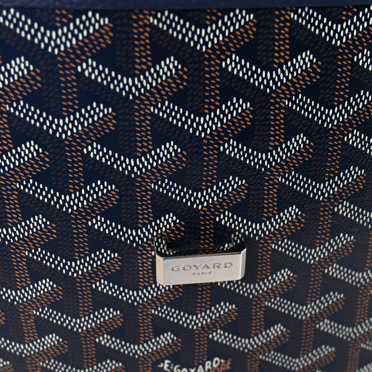 Goyardine Belvedere II PM Messenger Bag Navy - Image 6