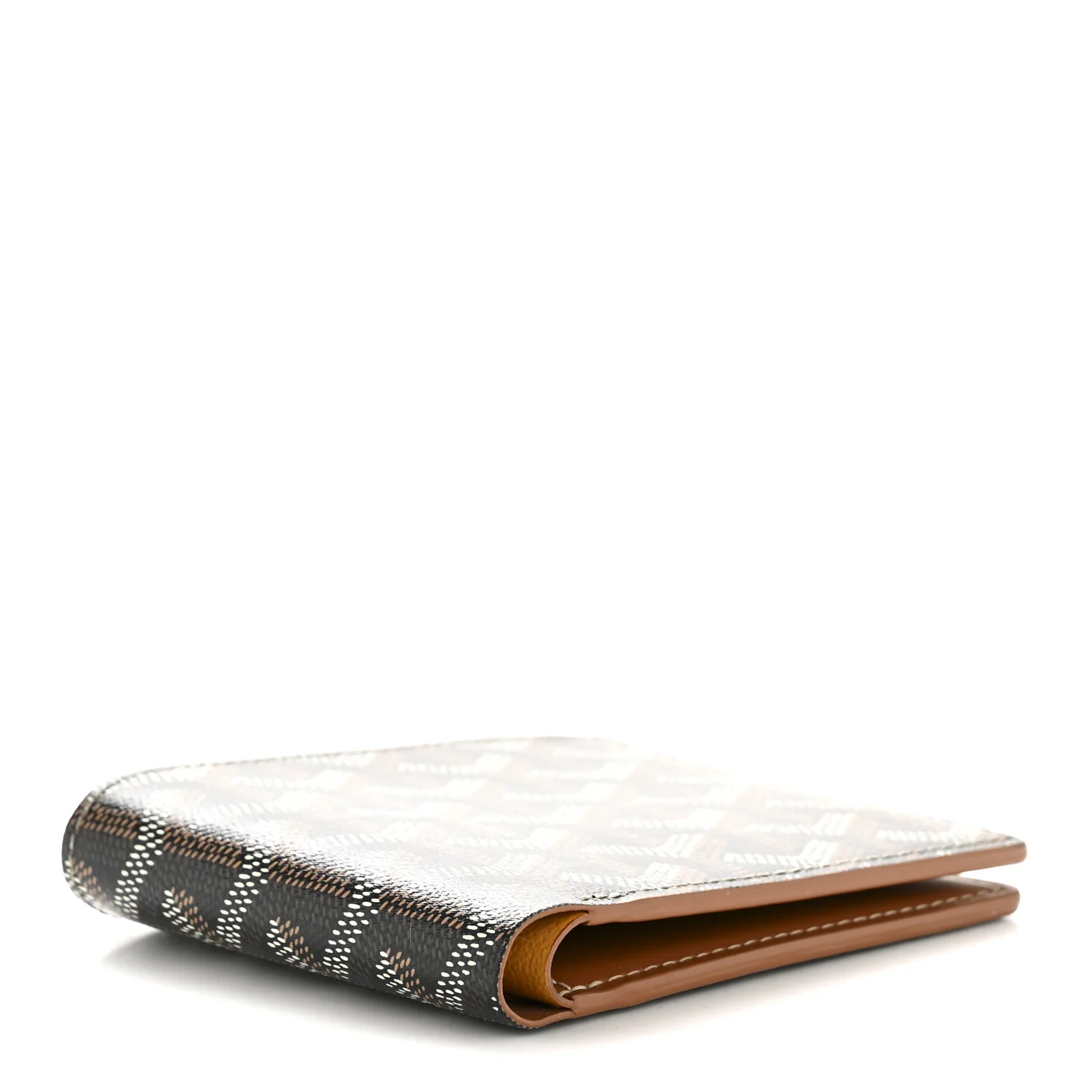 Goyardine Bi-Fold Victoire PM Wallet Black Gold - Image 4