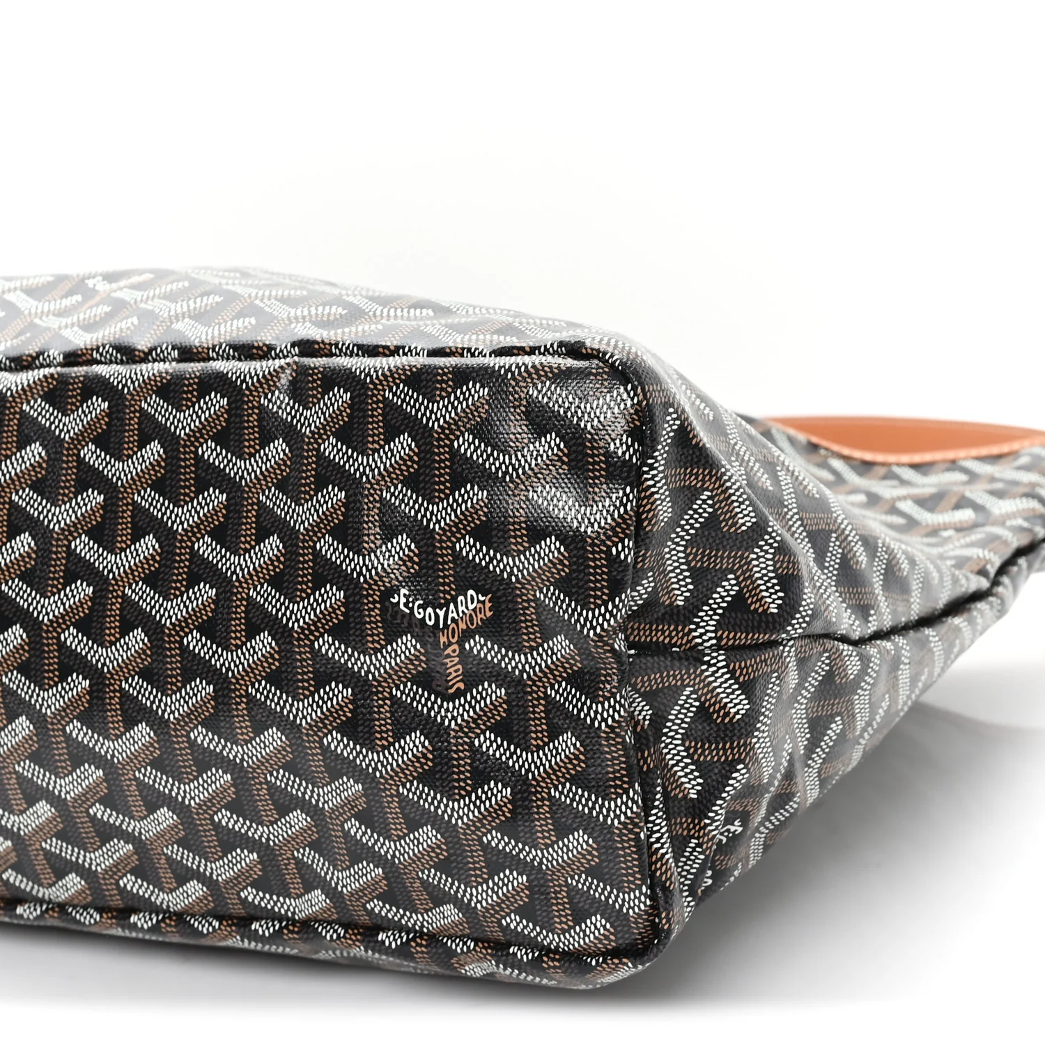 Goyardine Boheme Hobo Black Gold - Image 11