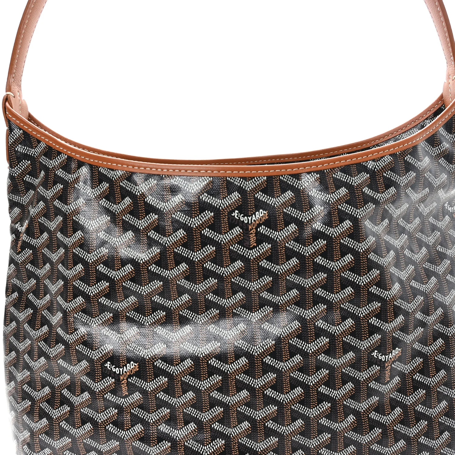 Goyardine Boheme Hobo Black Gold - Image 9
