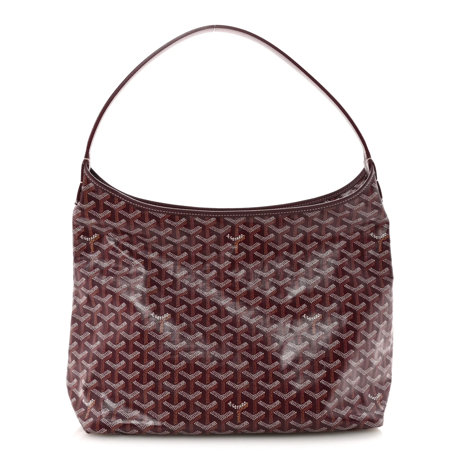 Goyardine Boheme Hobo Burgundy
