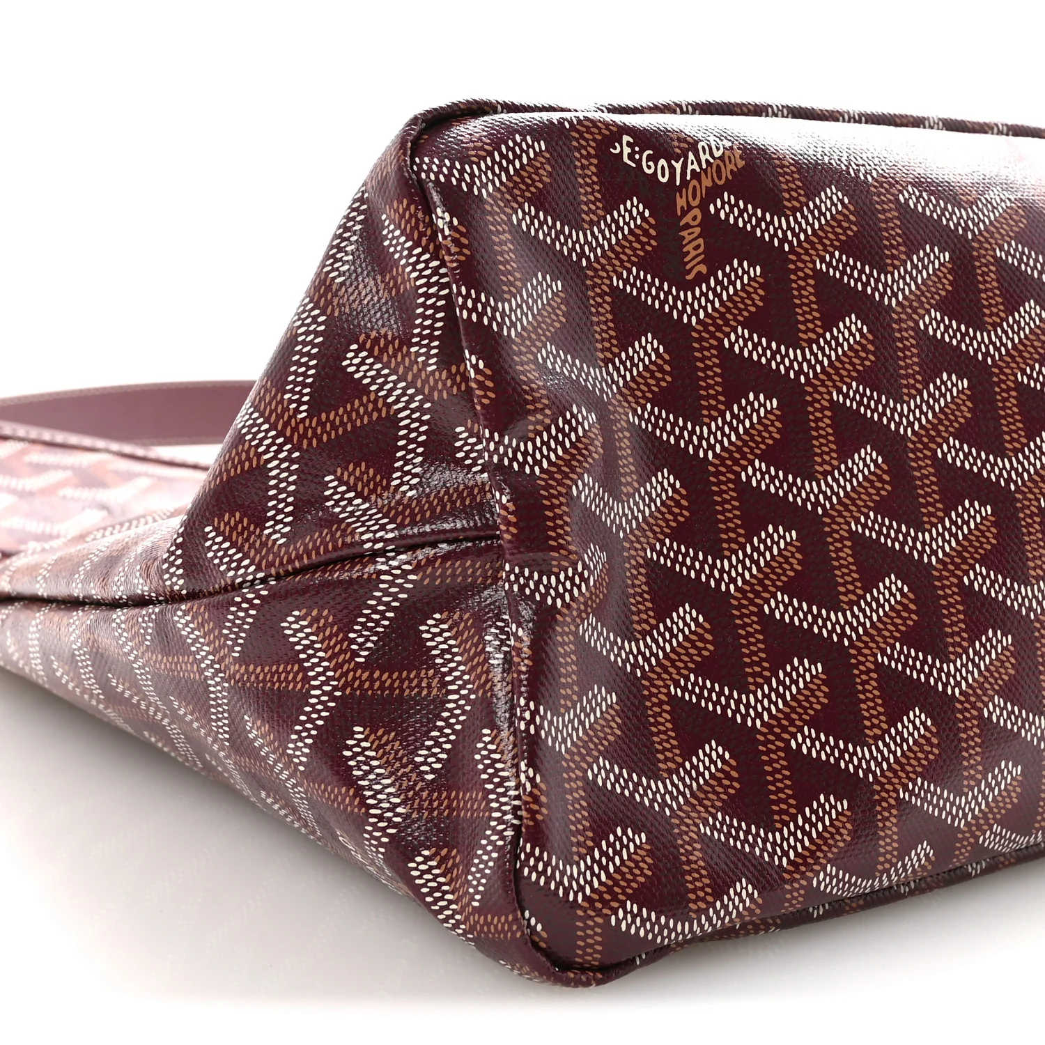 Goyardine Boheme Hobo Burgundy - Image 10