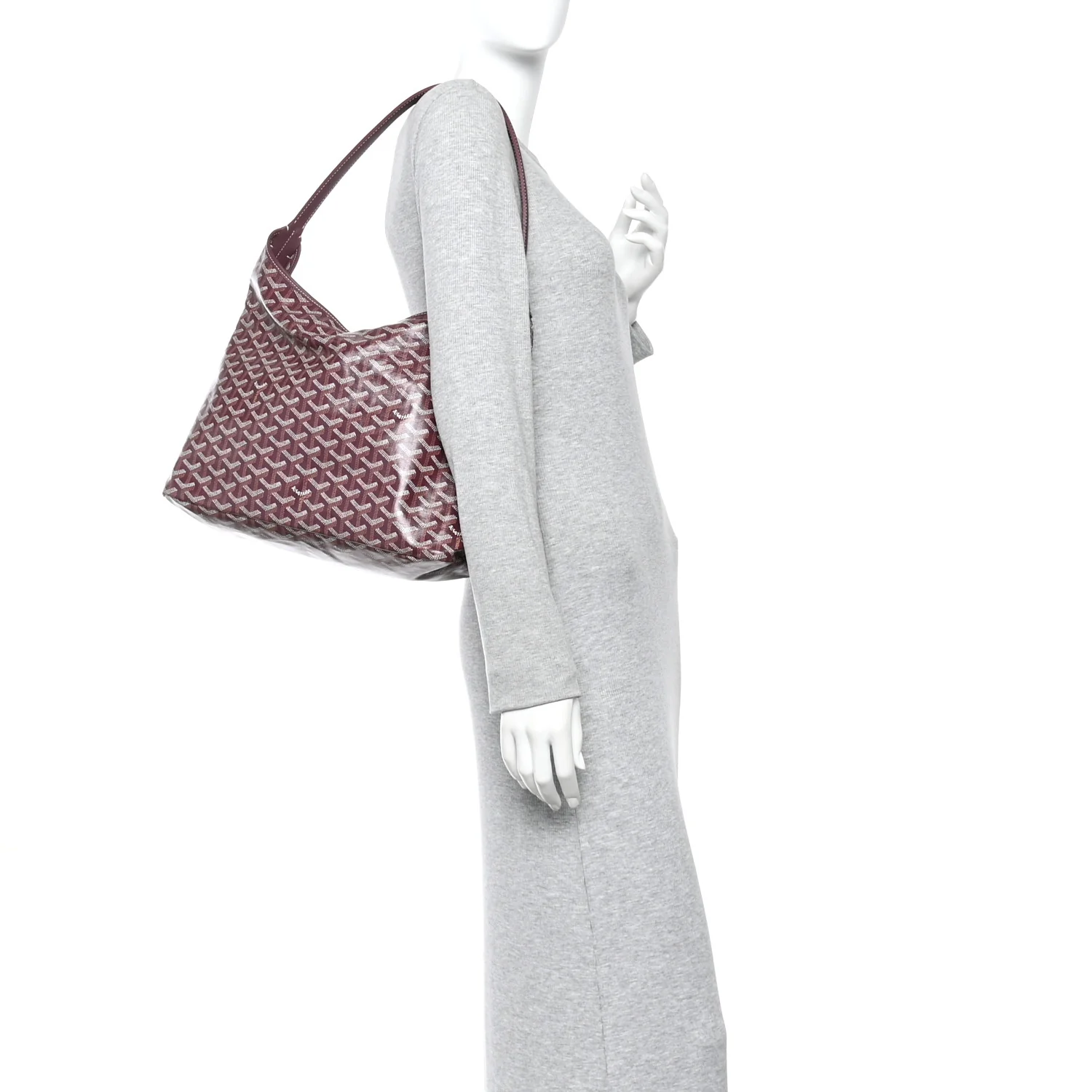 Goyardine Boheme Hobo Burgundy - Image 2