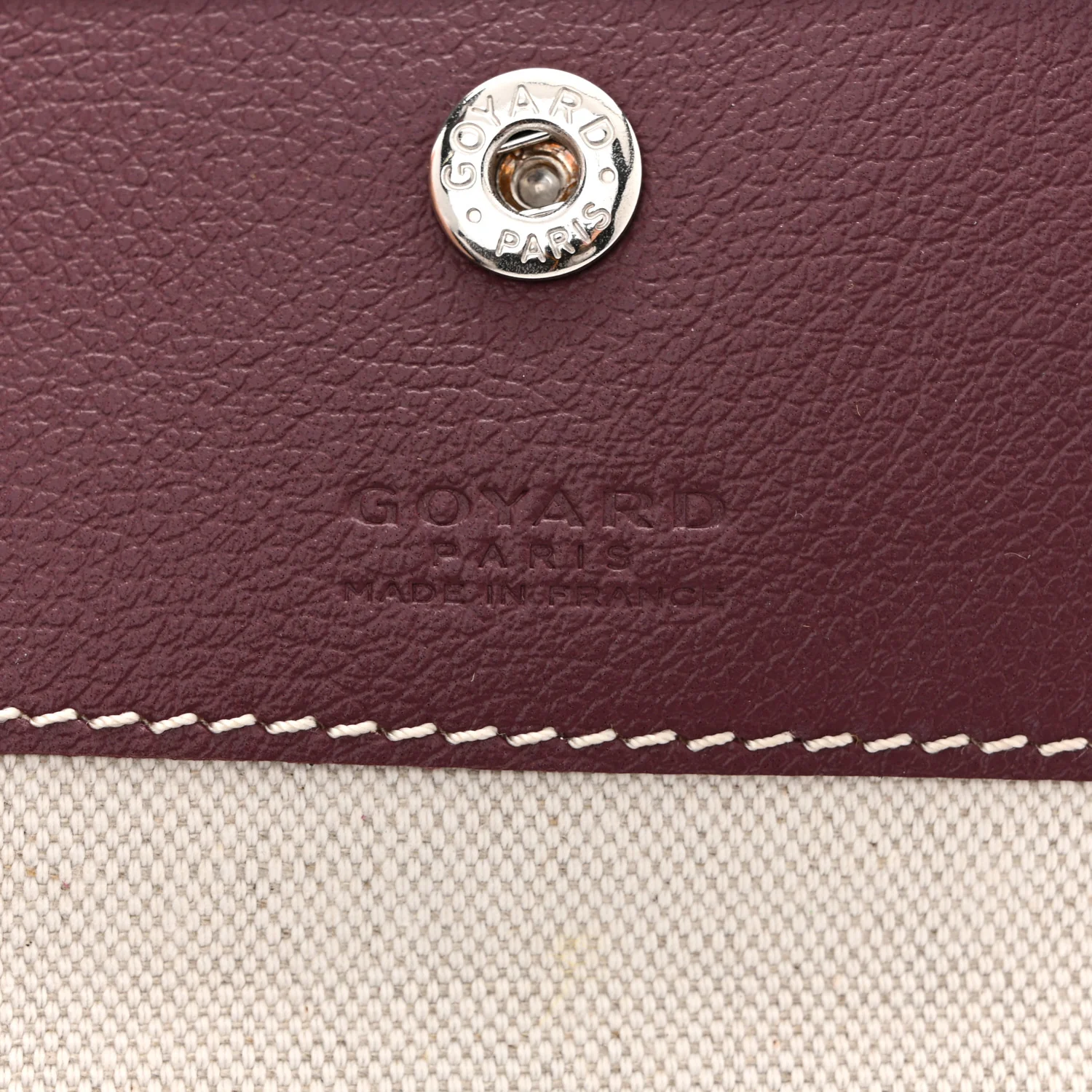 Goyardine Boheme Hobo Burgundy - Image 7