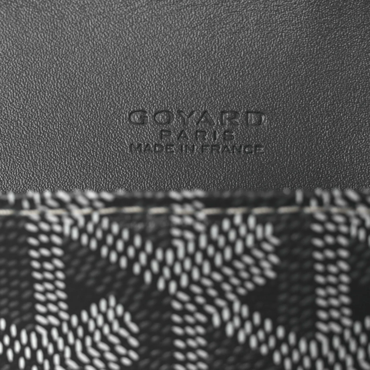 Goyardine Camondo MM Horizontal Clutch Grey - Image 6