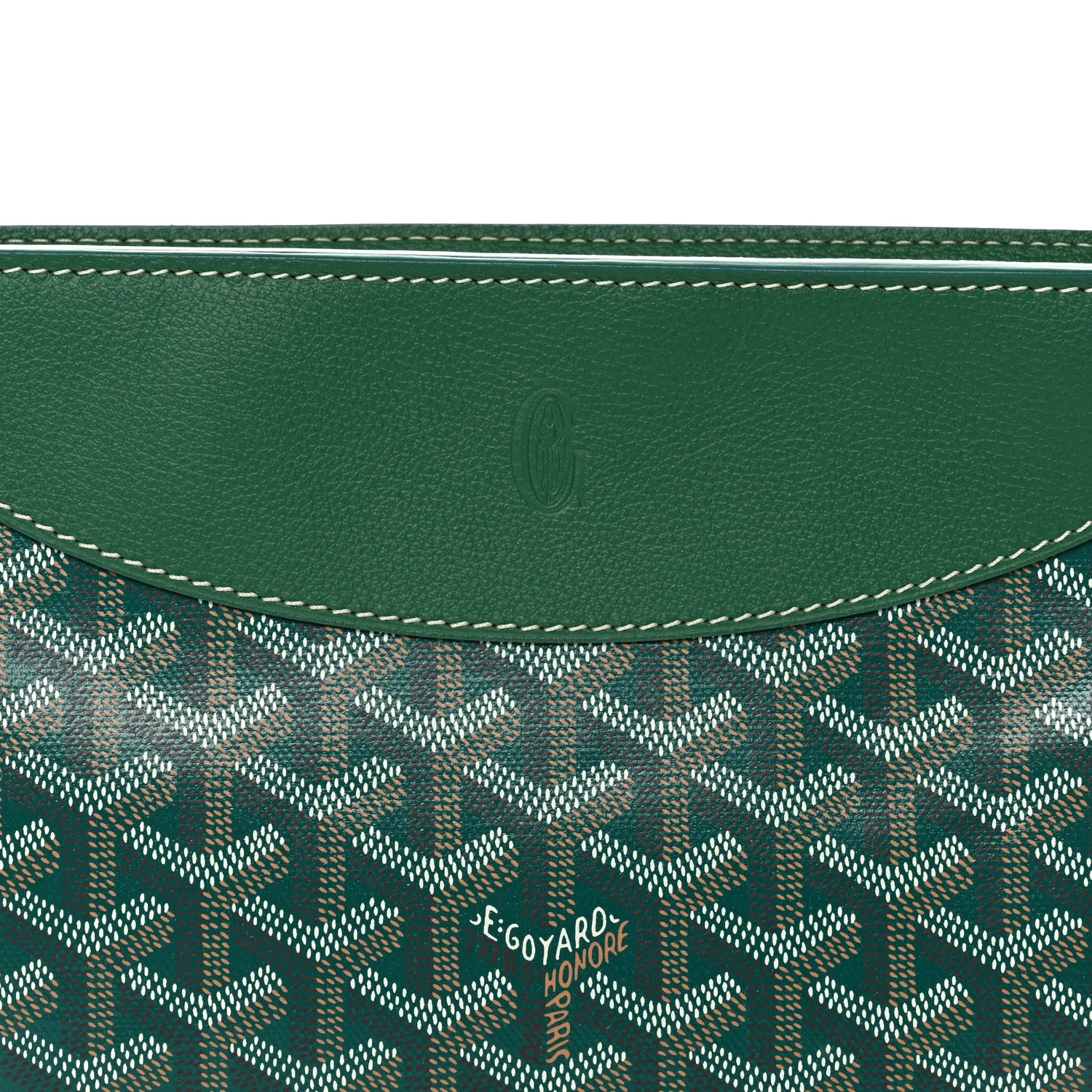 Goyardine Hirondelle Bag Green - Image 8