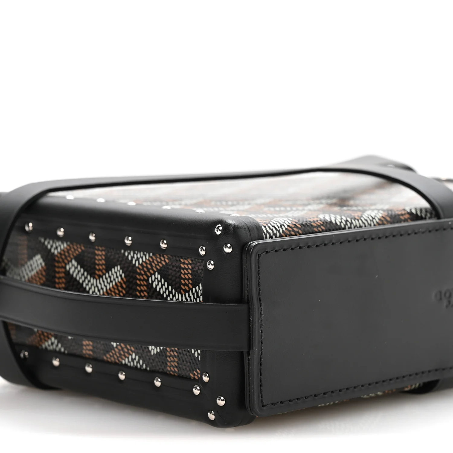 Goyardine Minaudiere Trunk Bag Black - Image 9