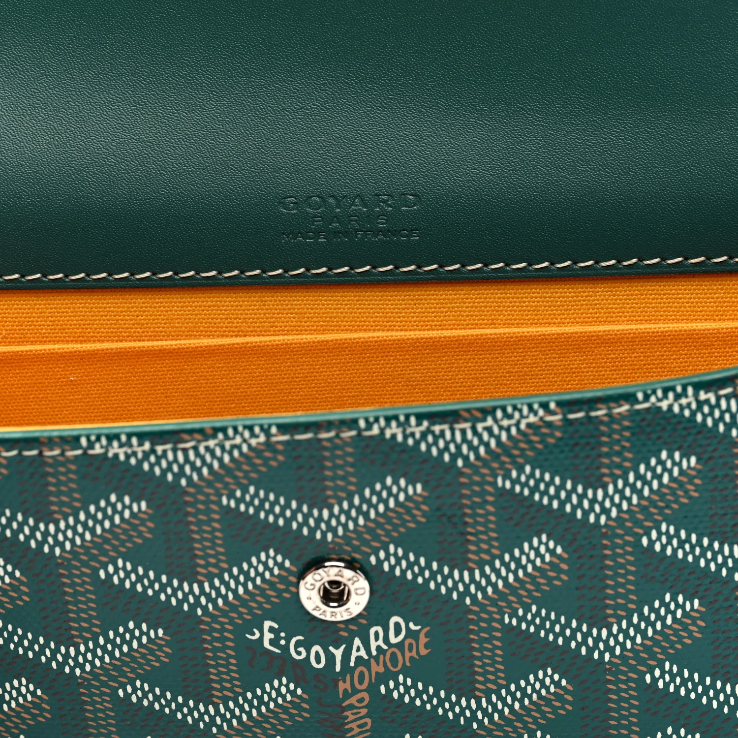 Goyardine Monte Carlo Mini Case Green - Image 6