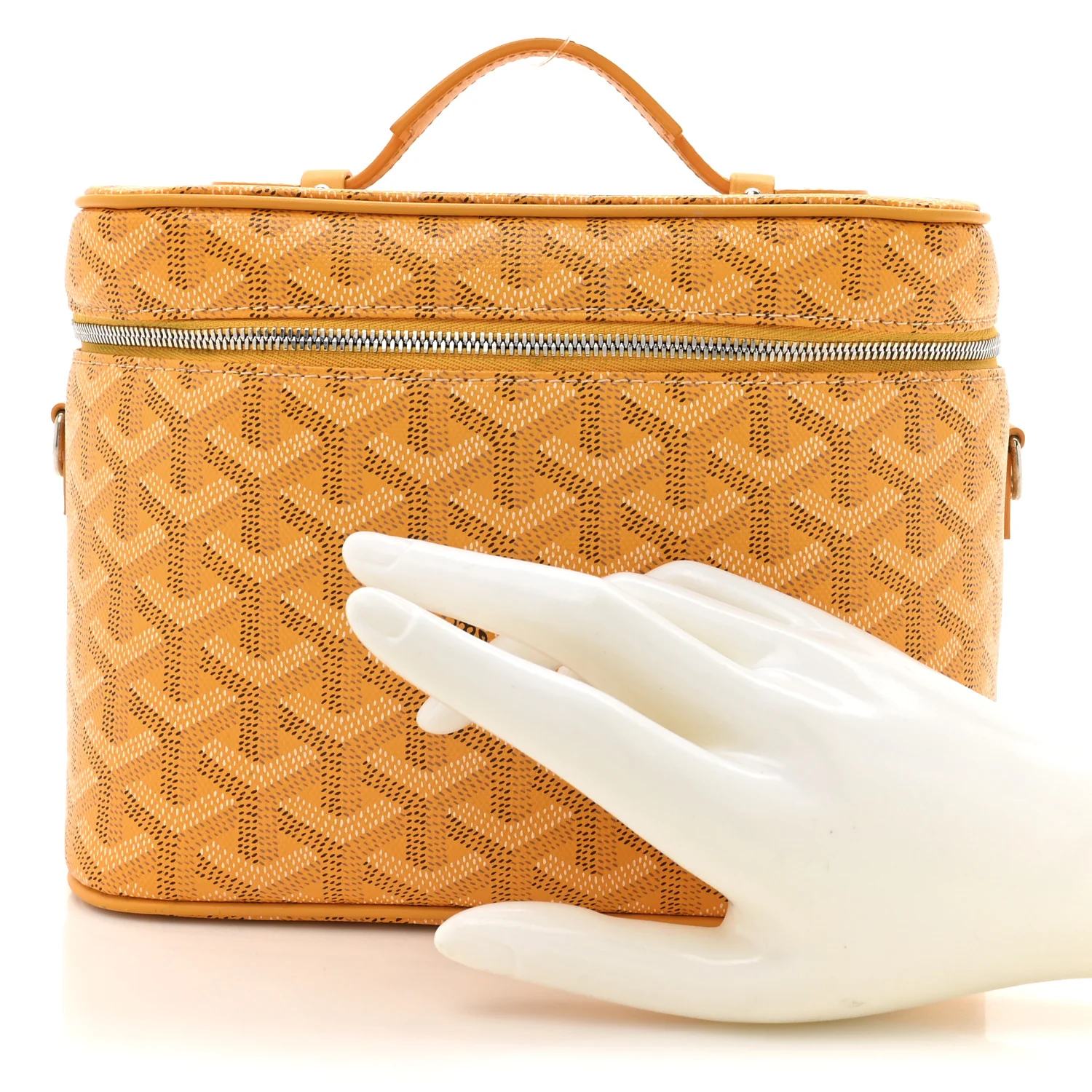 Goyardine Muse Vanity Case Yellow - Image 3