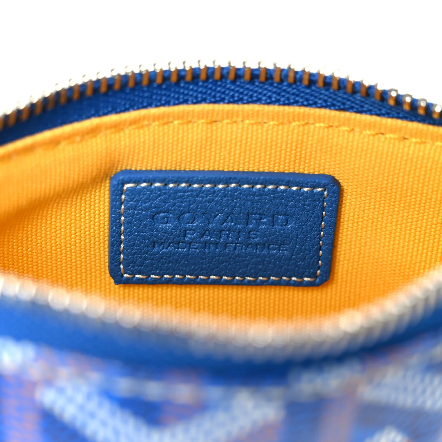 Goyardine Nano Senat Key Pouch Blue - Image 6