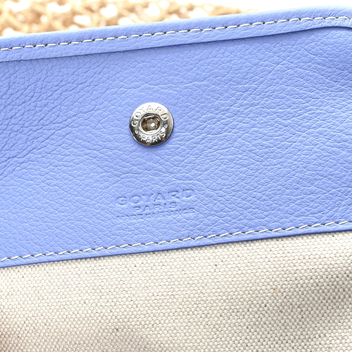 Goyardine Net Aligre Tote Light Blue - Image 6