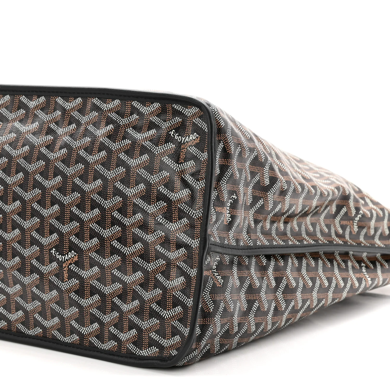 Goyardine Onde Millesime Reversible Anjou GM Black - Image 17