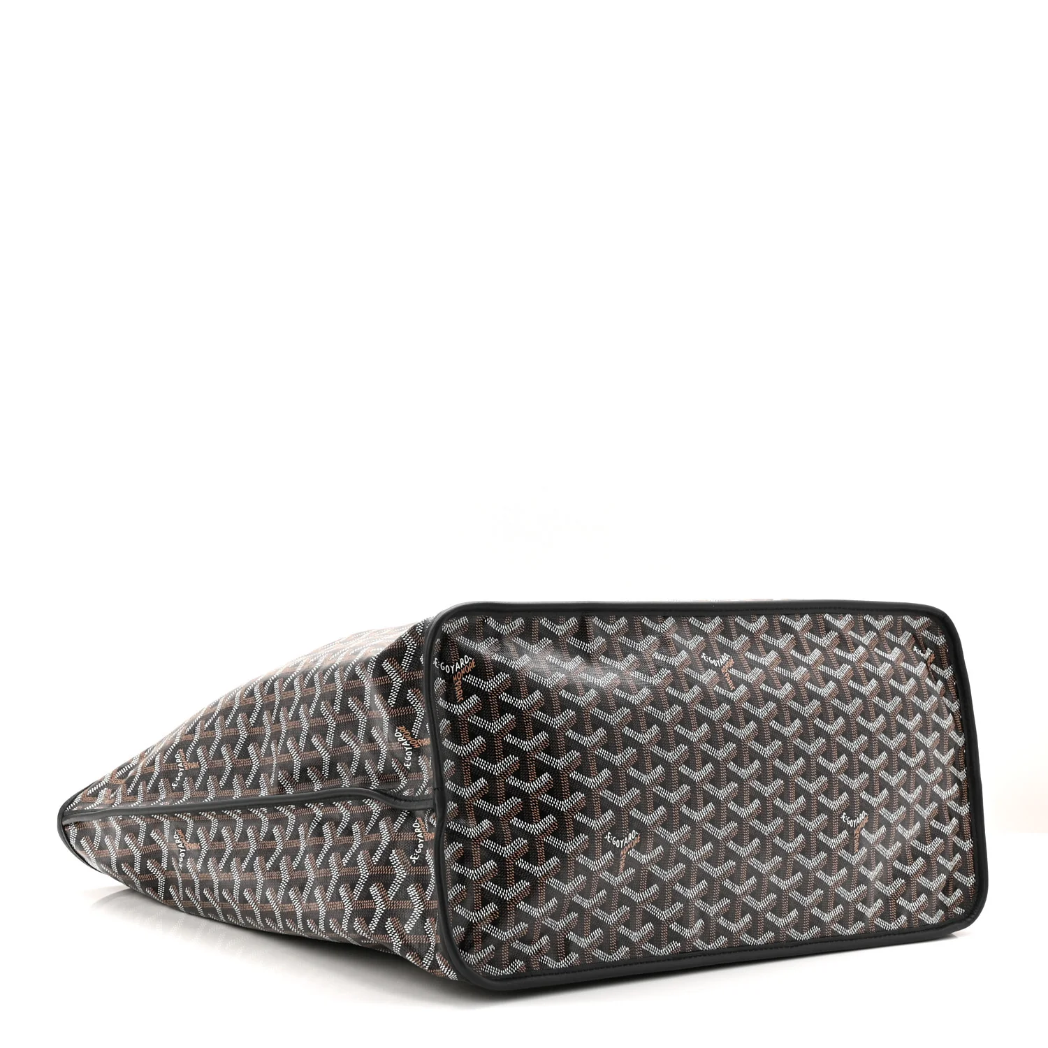 Goyardine Onde Millesime Reversible Anjou GM Black - Image 7