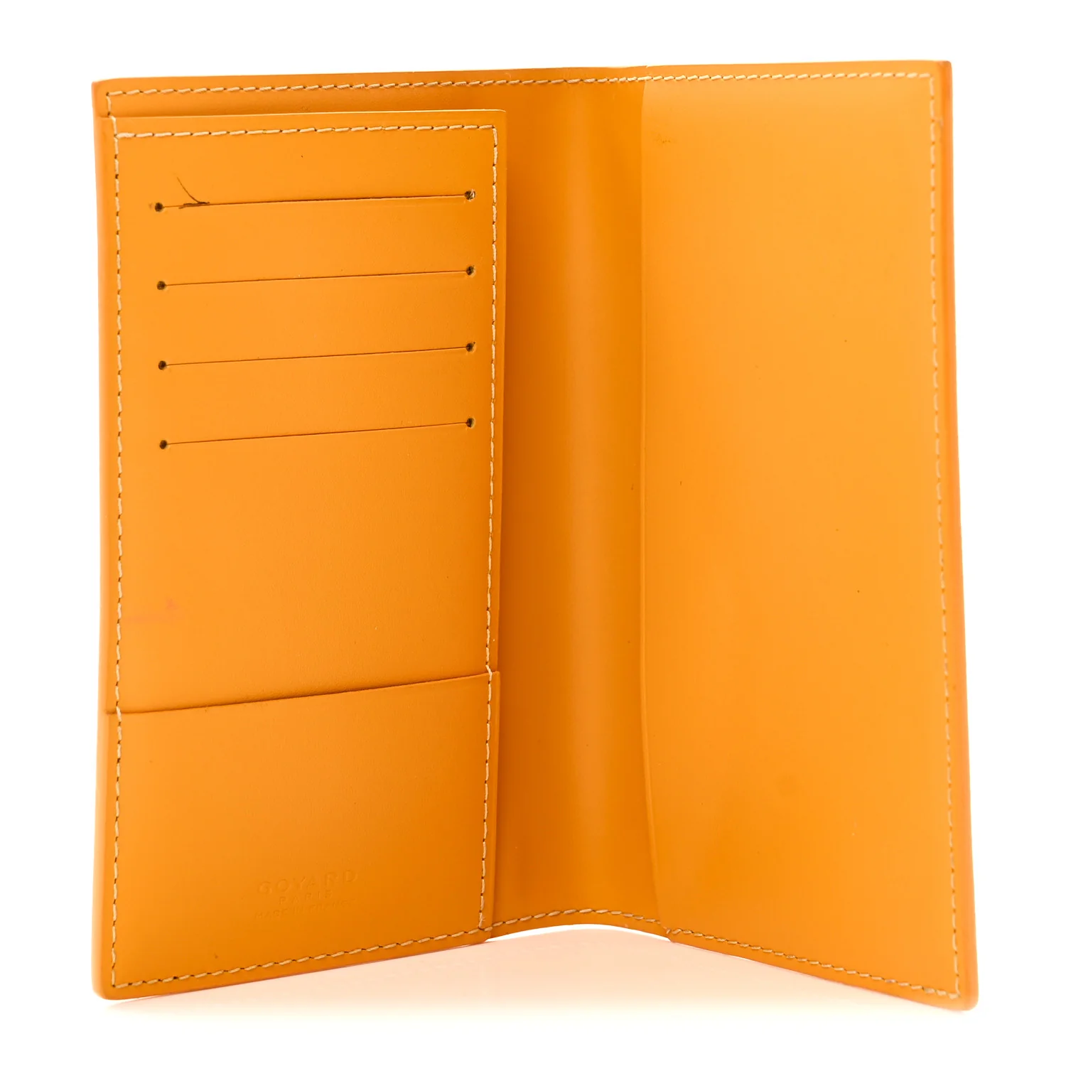 Goyardine Passport Wallet Yellow - Image 5