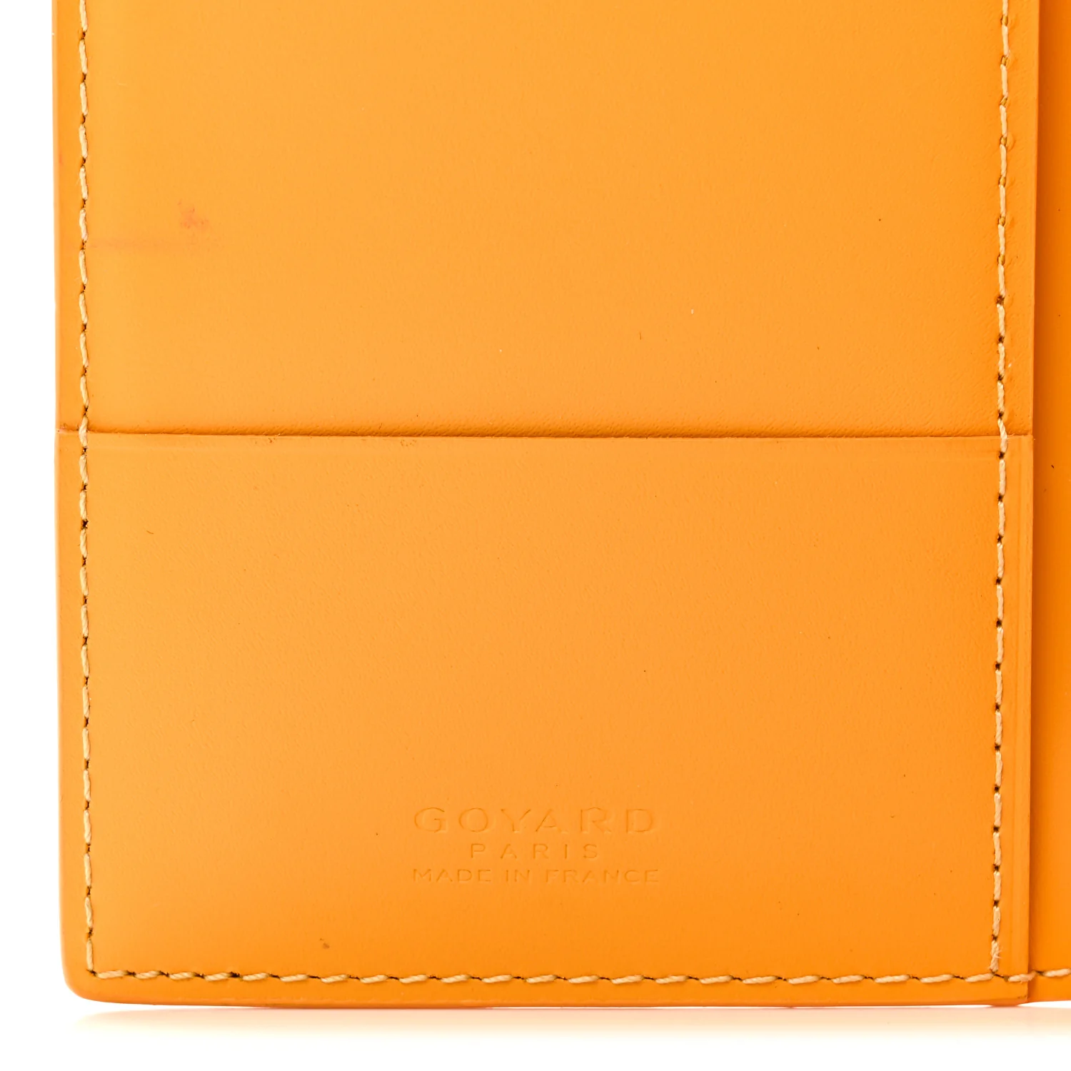 Goyardine Passport Wallet Yellow - Image 6