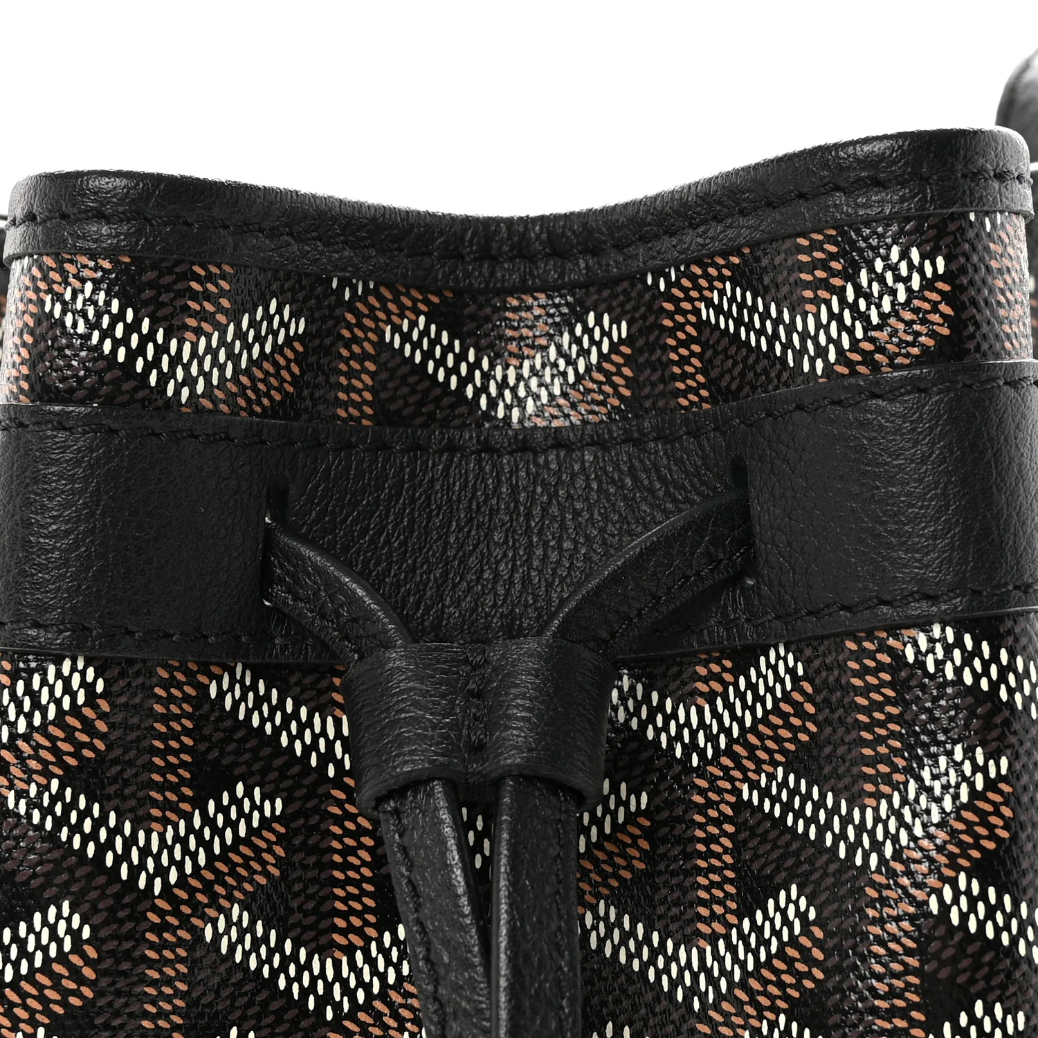 Goyardine Petit Flot Bucket Bag PM Black - Image 6