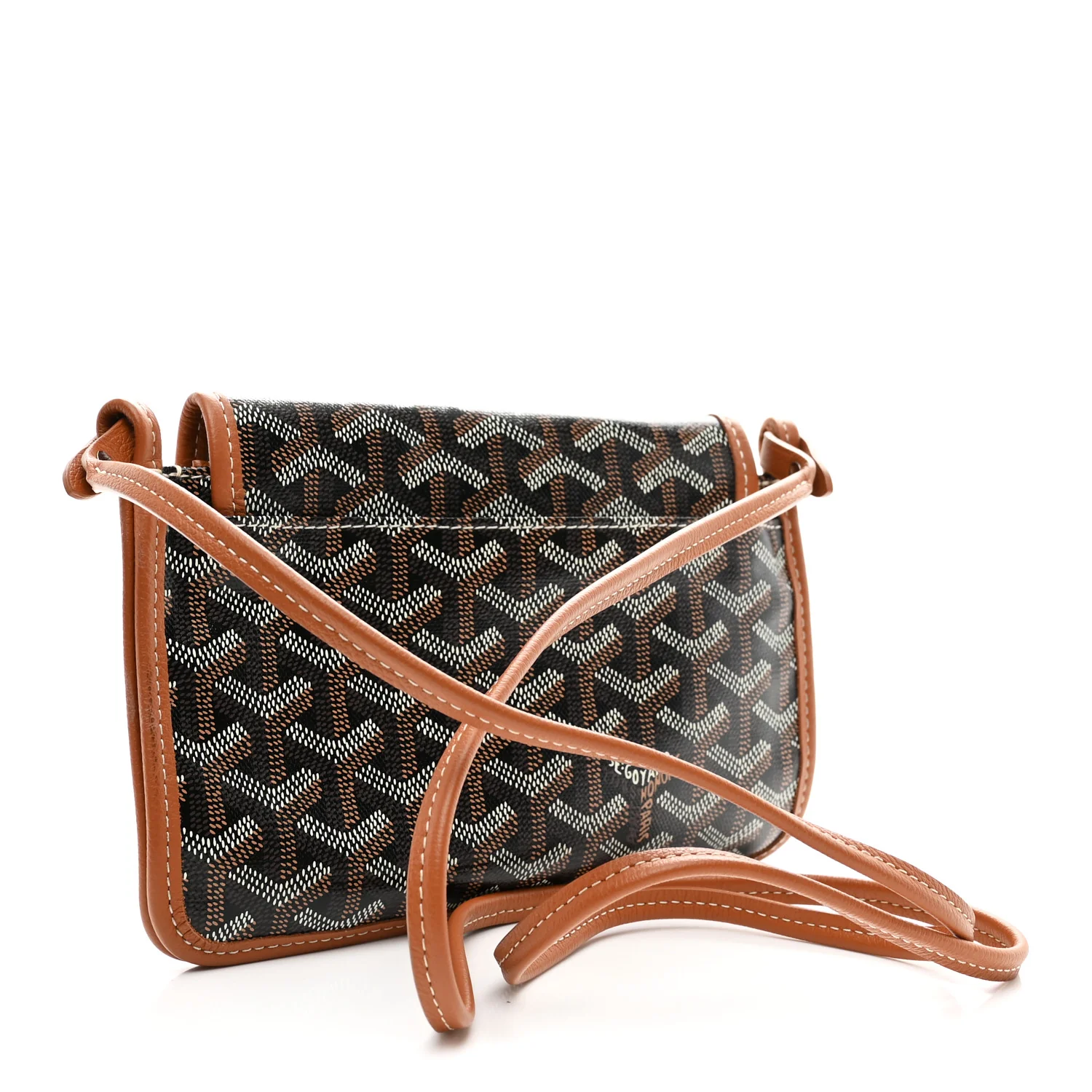 Goyardine Plumet Wallet Clutch Black Gold - Image 3