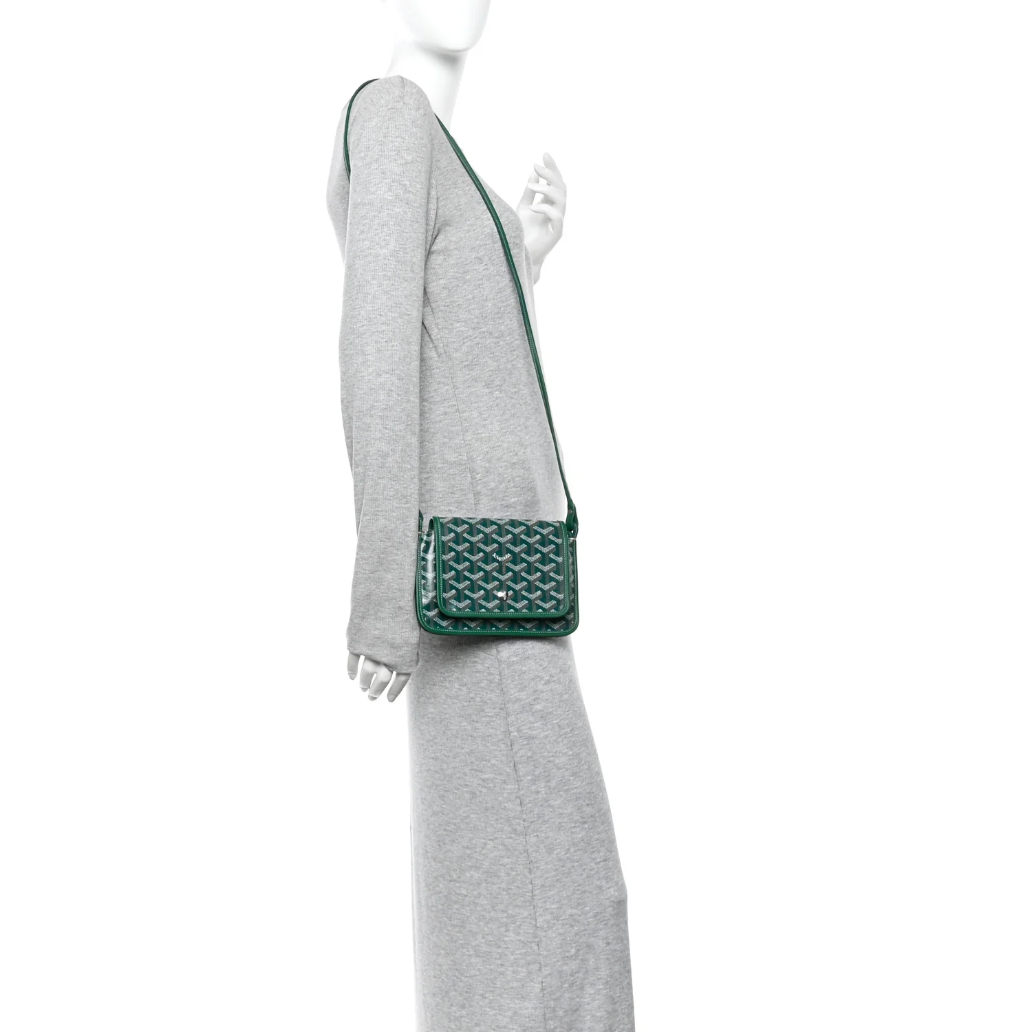 Goyardine Plumet Wallet Clutch Green - Image 2