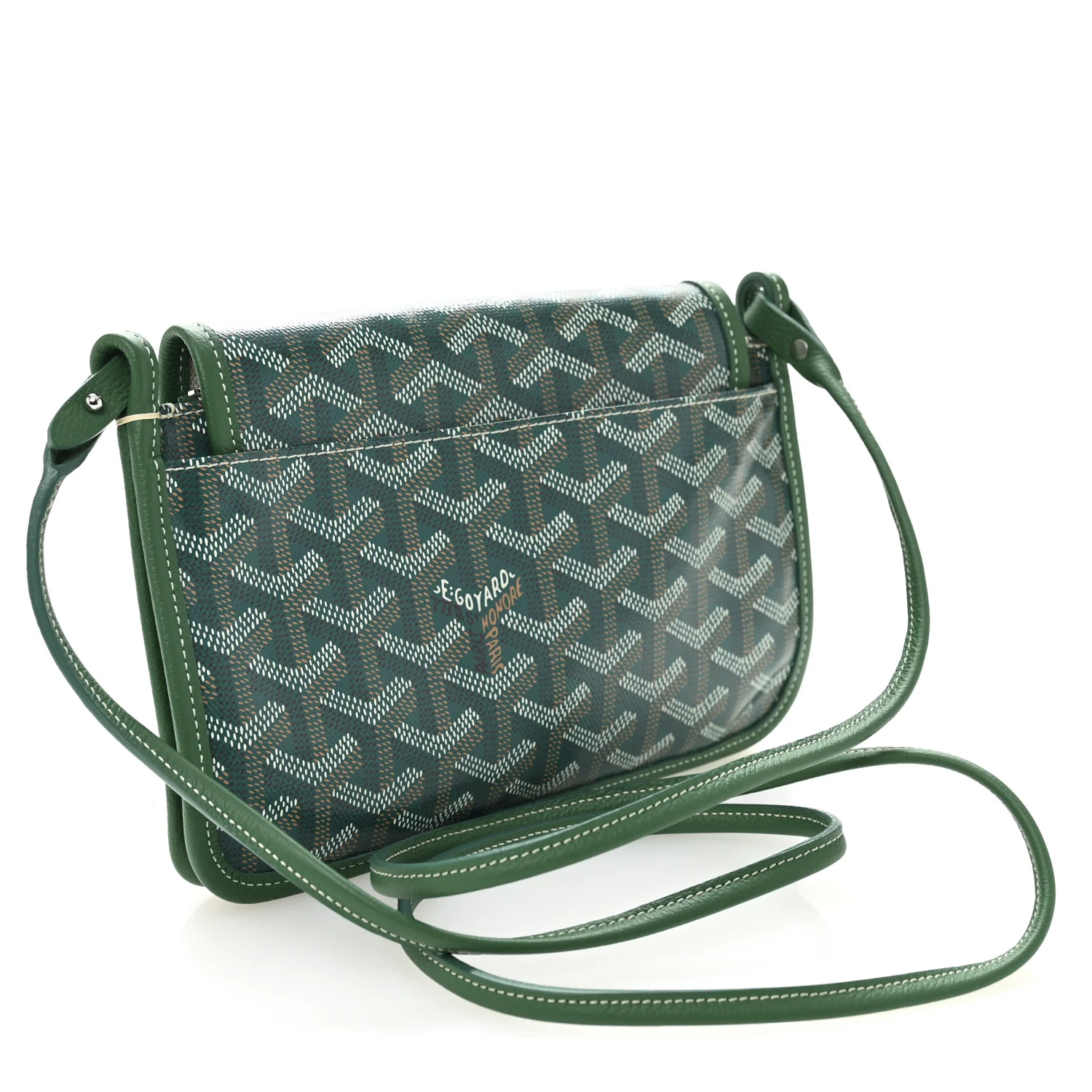 Goyardine Plumet Wallet Clutch Green - Image 3