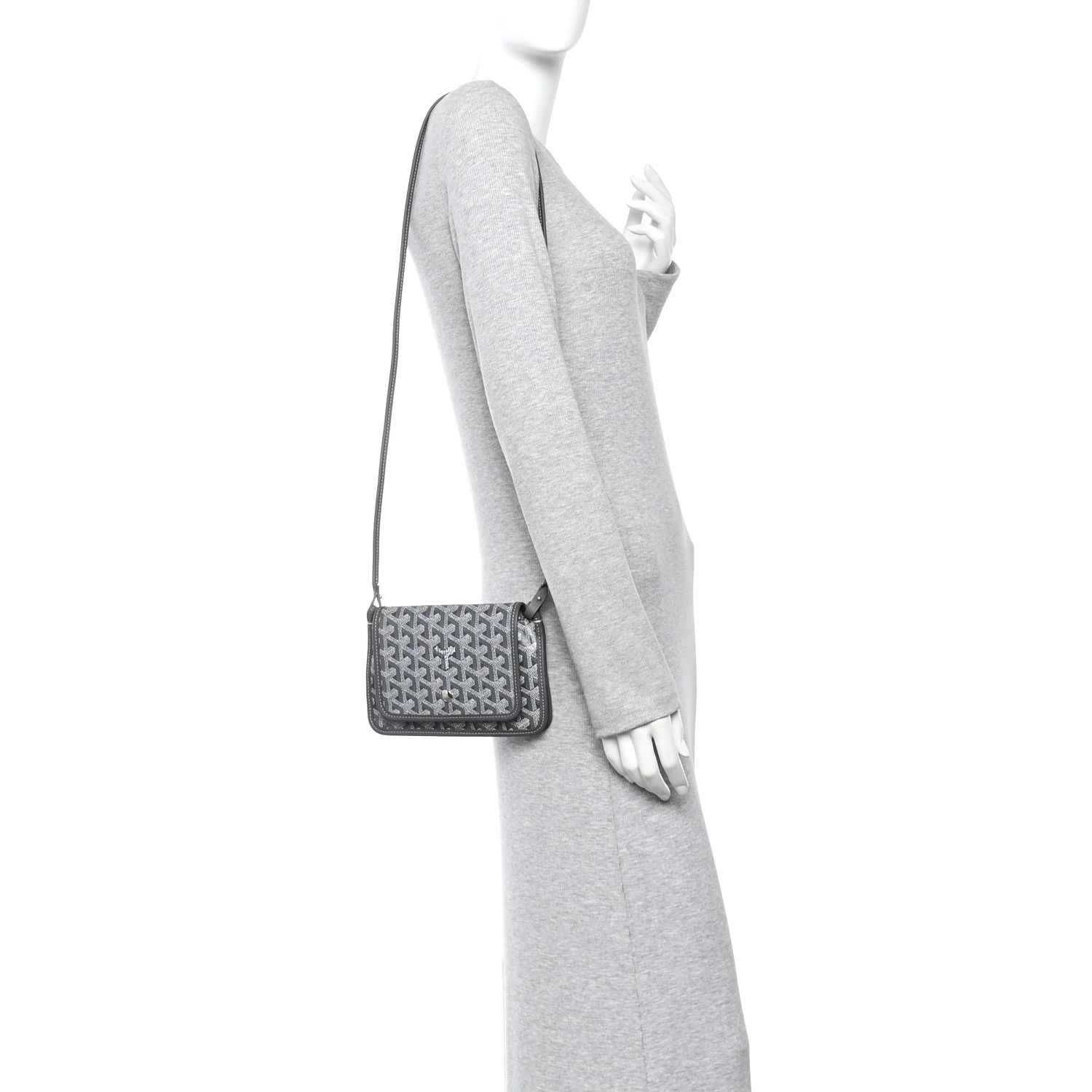Goyardine Plumet Wallet Clutch Grey - Image 2