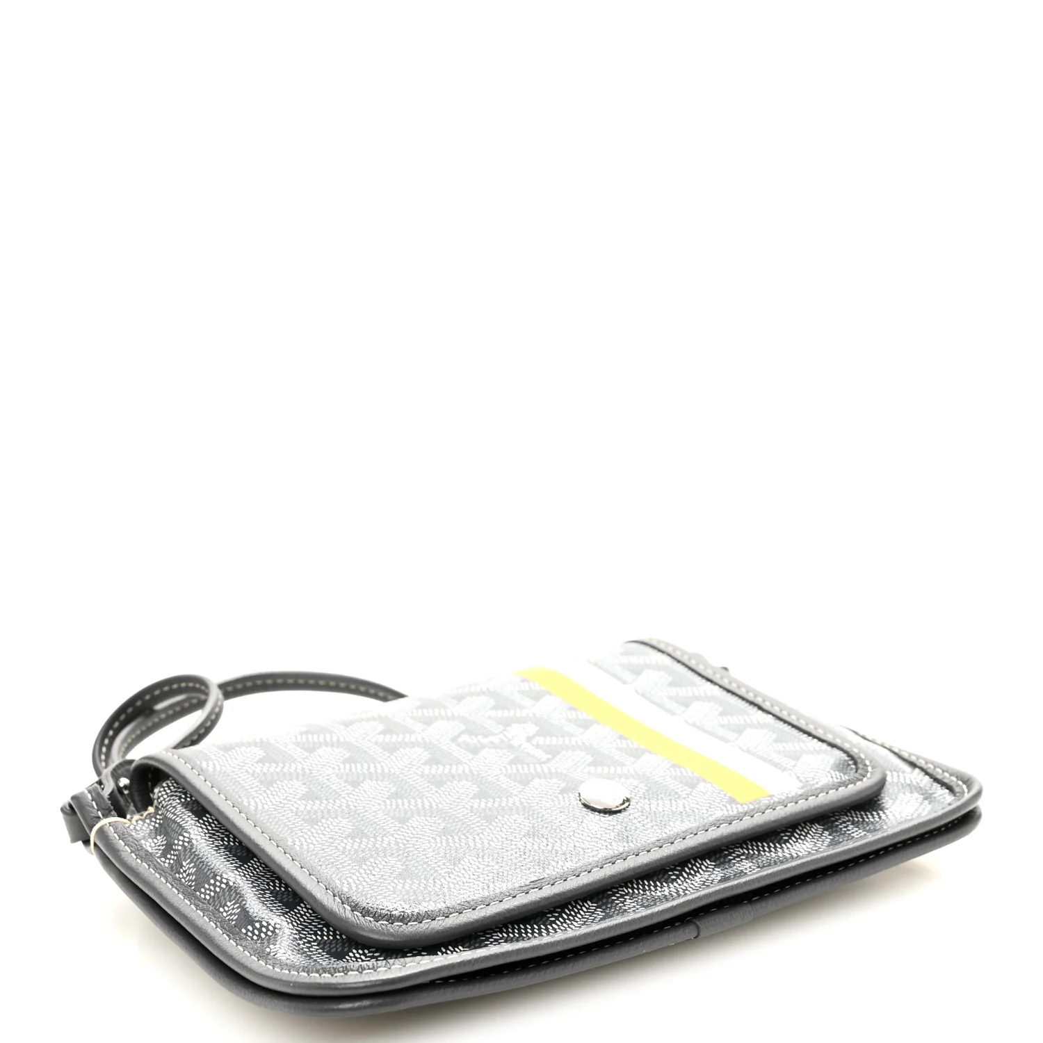 Goyardine Plumet Wallet Clutch Grey - Image 5