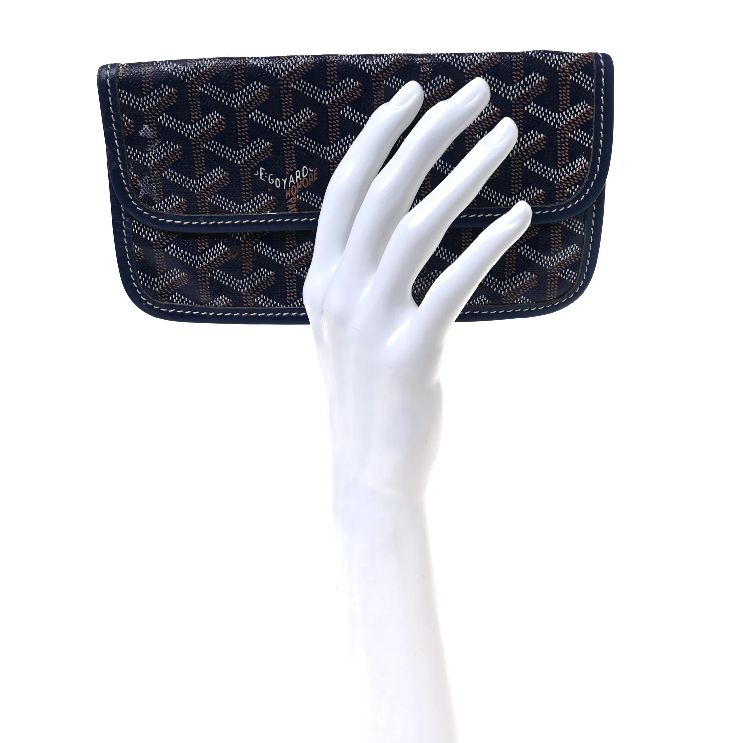 Goyardine Pouch Navy - Image 2