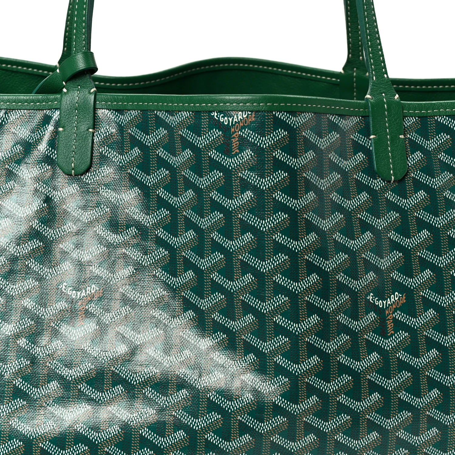 Goyardine Reversible Anjou GM Green - Image 14